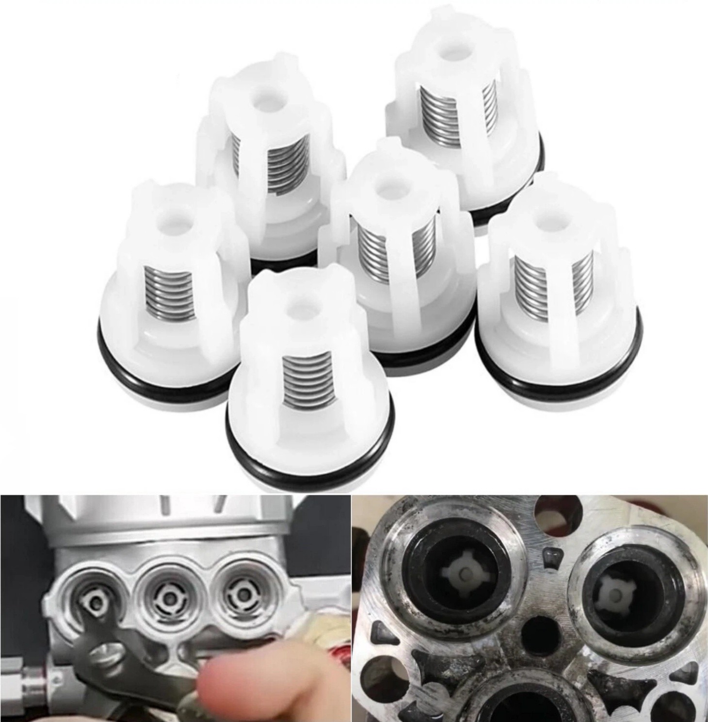 6Pcs AR2233 Pressure Washer Pump Check Valve Kit for Annovi Reverberi RMW Series
