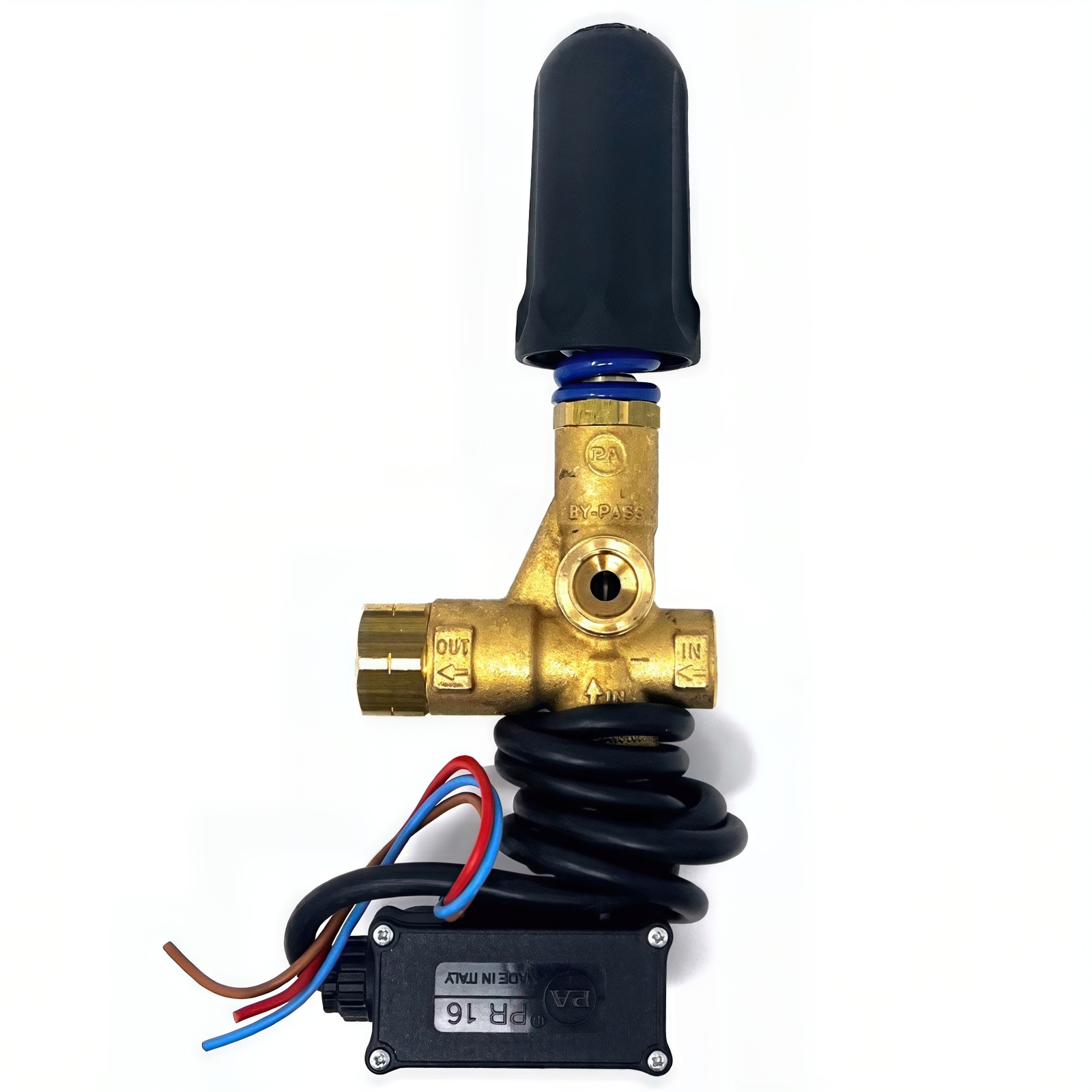 General Pump Pulsar RV Unloader Valve, Blue w/ Knob & Switch, 4050 PSI 10.5 GPM