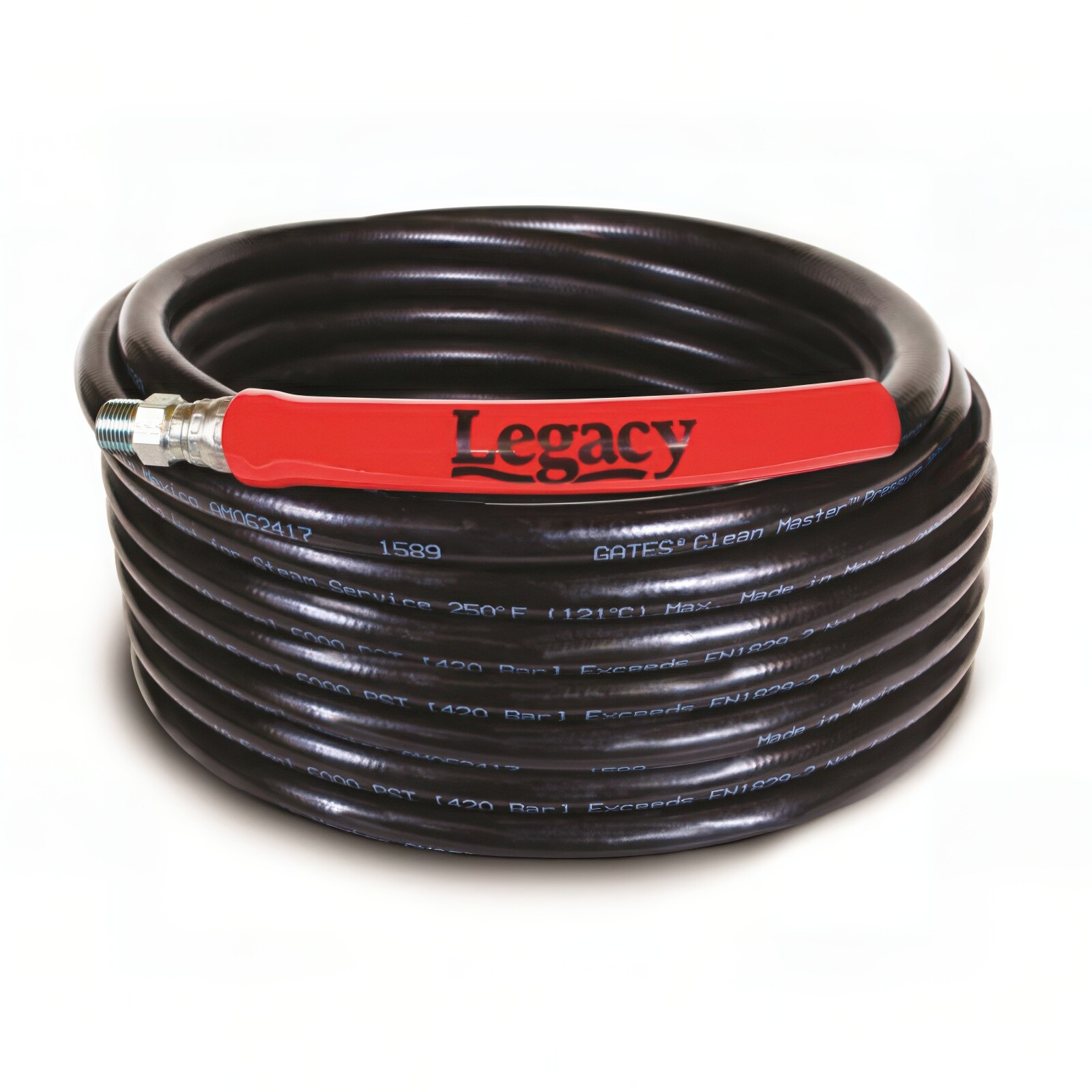 Legacy Pressure Washer Hose, 100 ft. x 3/8″, 6000 PSI 2-Wire, SWxSO