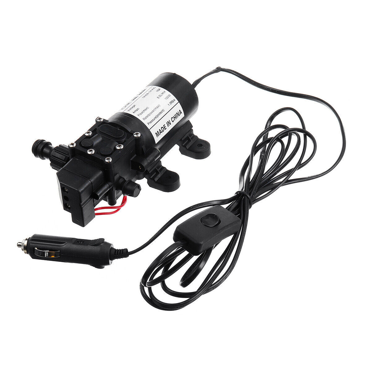200PSI High Pressure Car Washer Cleaner Water Wash Pump Sprayer Tool w/ 6M Tube