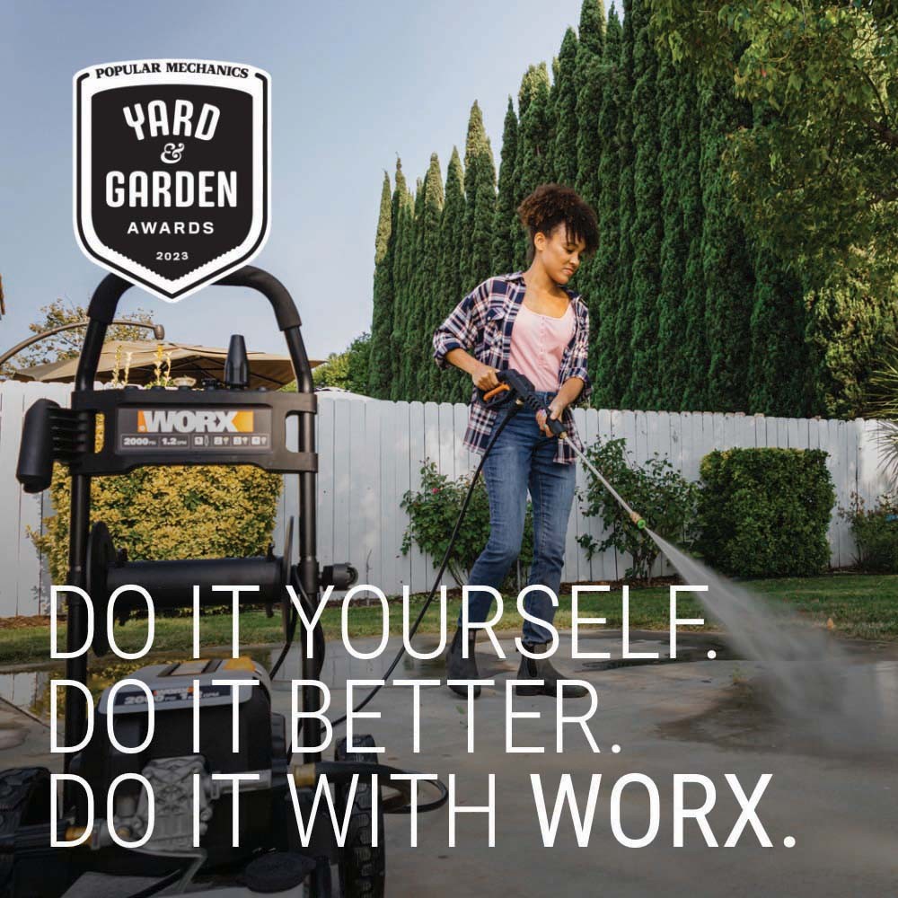 WG607 WORX 13 Amp Brushless 2000 PSI Electric Pressure Washer (1.2 GPM)