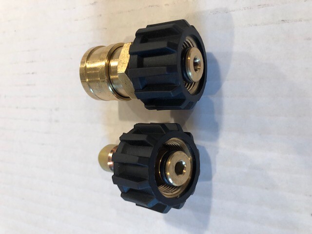 Female/Male M22 X 3/8 Inch Male Plug Quick Connect Connector Pressure Washers