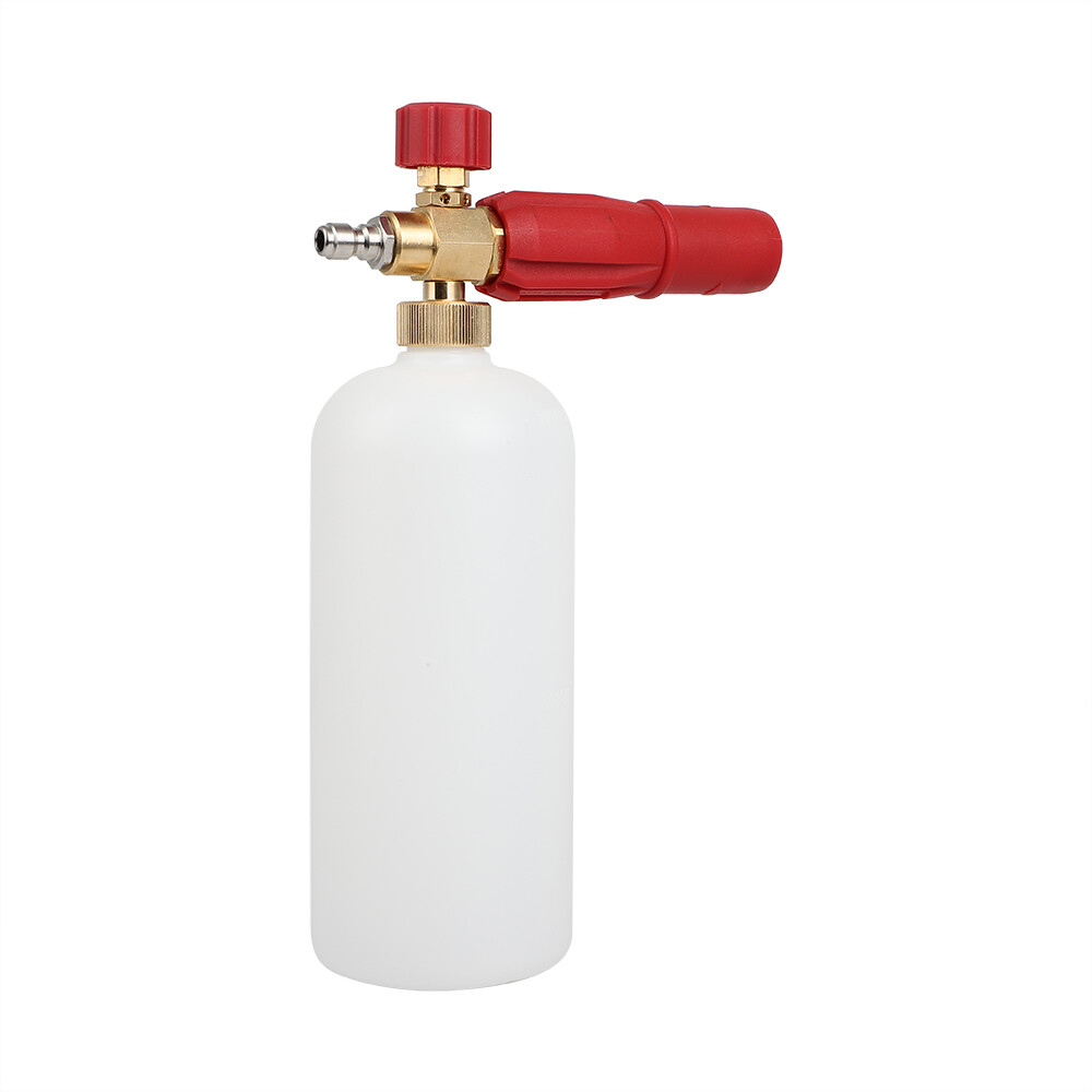 3/8″ Quick Connect Snow Foam Lance Cannon Soap Sprayer + Pressure Washer Gun Kit