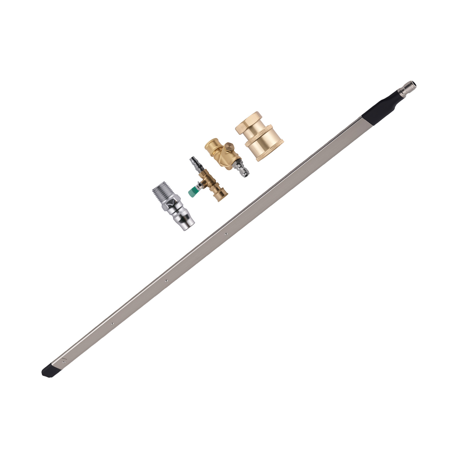 24in Stainless Steel Radiator Cleaning Wand High Pressure Cleaner Tool Kit