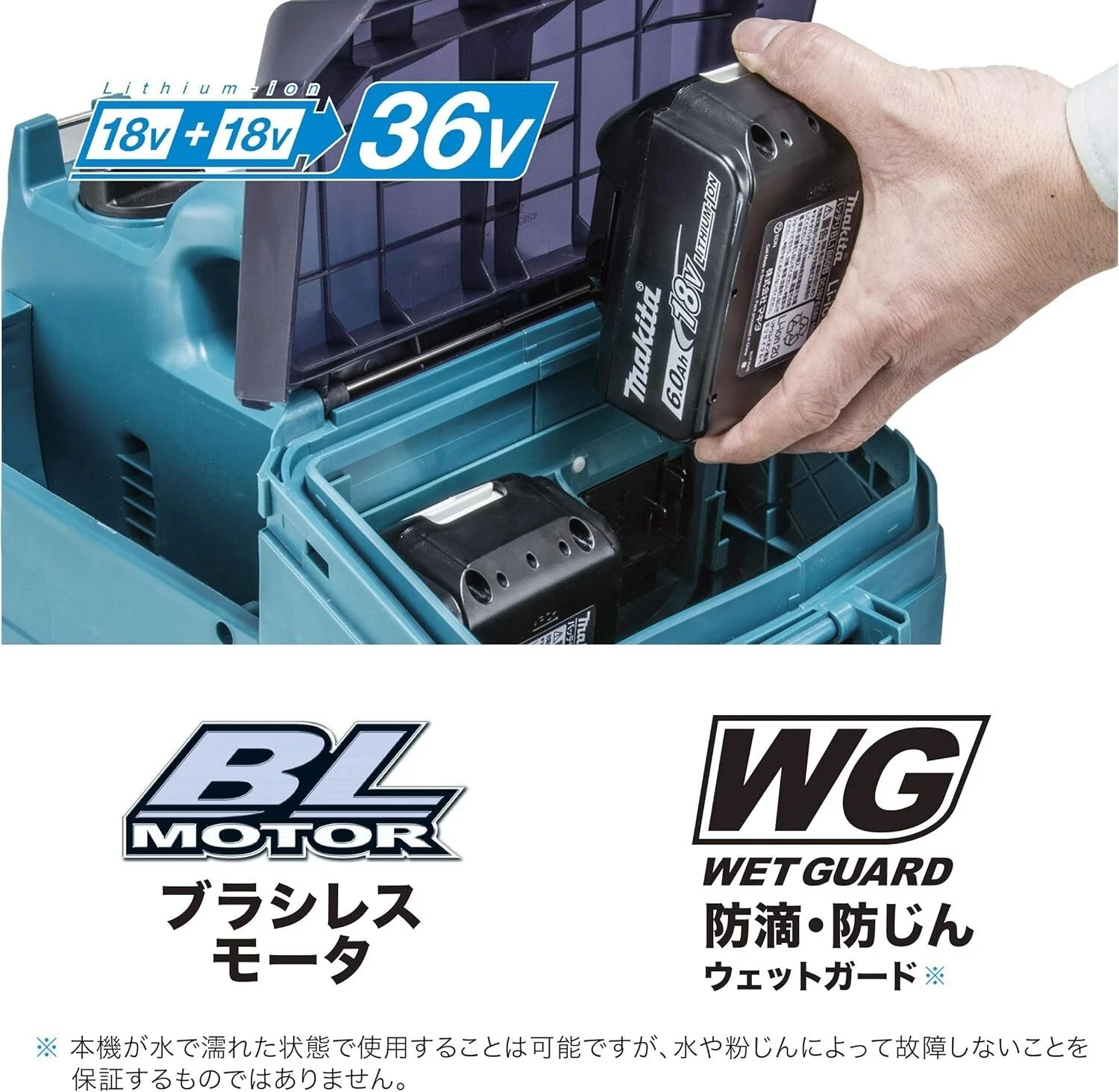 Makita MHW080DZK Rechargeable High Pressure Washer Tool + Case