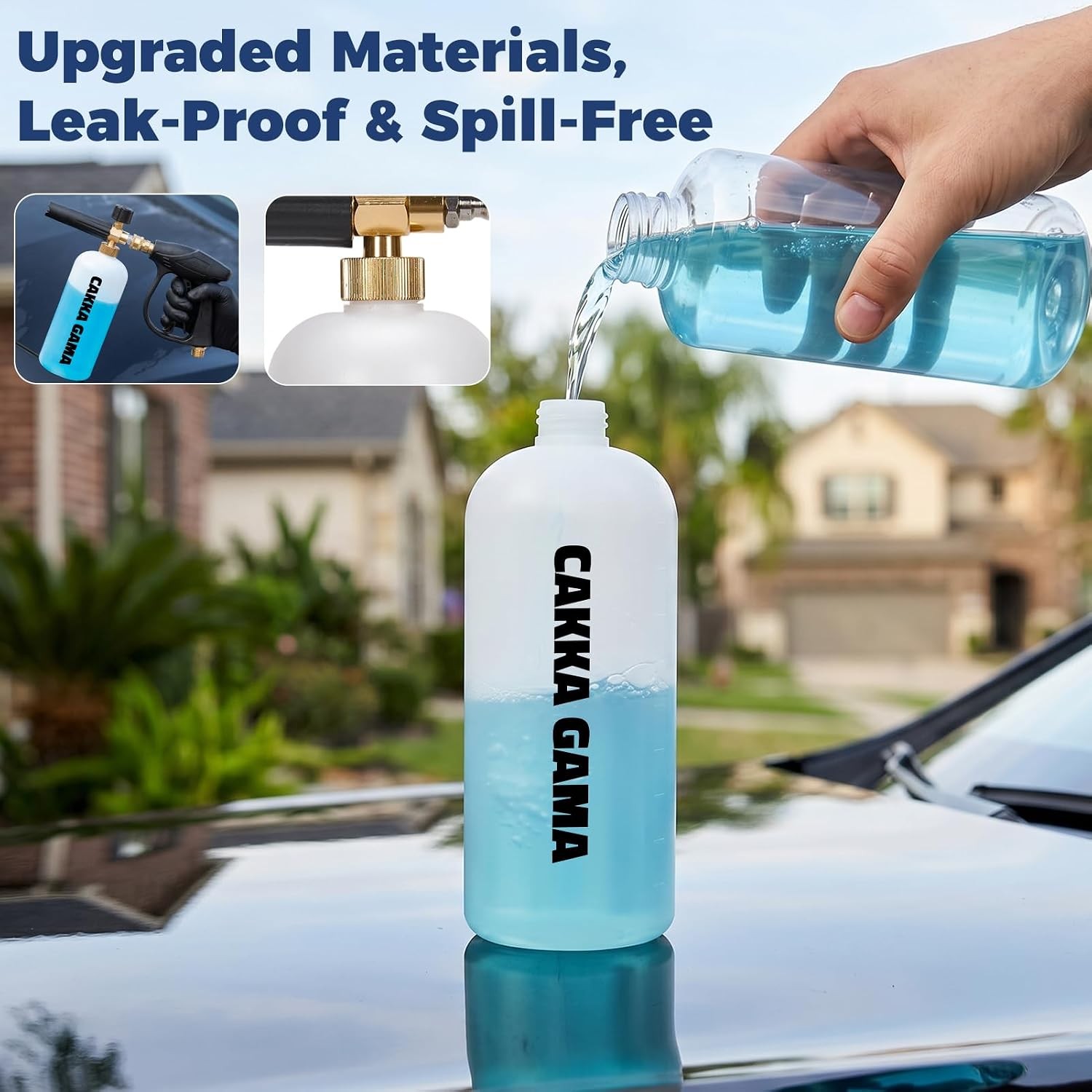 1/4 Inch Industrial Pressure Washer Foam Cannon Car Wash Foam Sprayer for