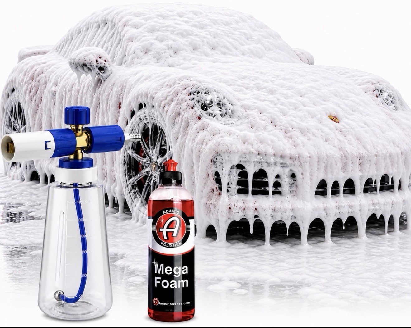 SUMMER SPECIAL -MJJC Like Foam Cannon w/ 1/4 Quick Connect, 2 Adam’s Mega Foam