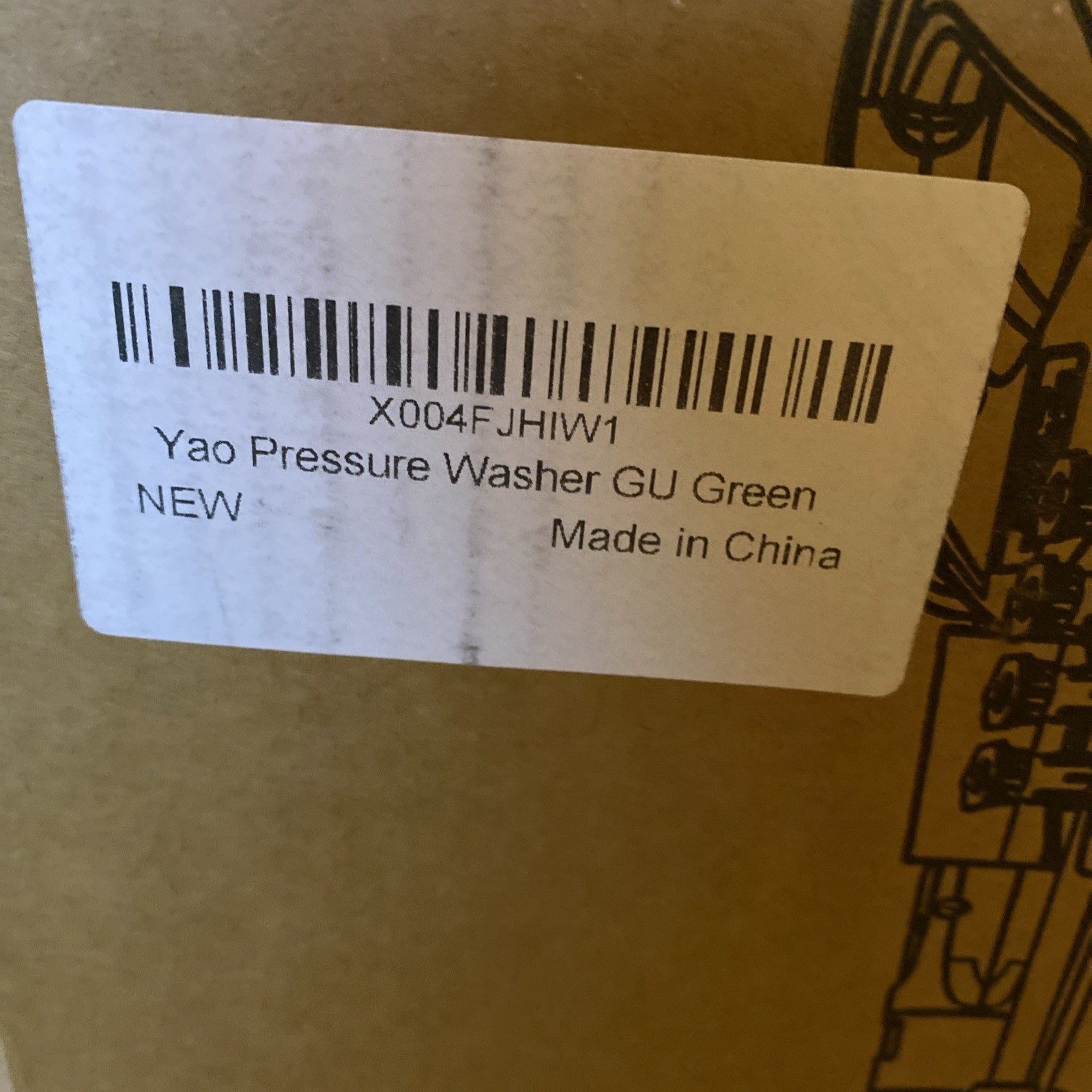 1800 psi home pressure washer-1.2GPM- Zelenpro Yao- Brand New in unopened box