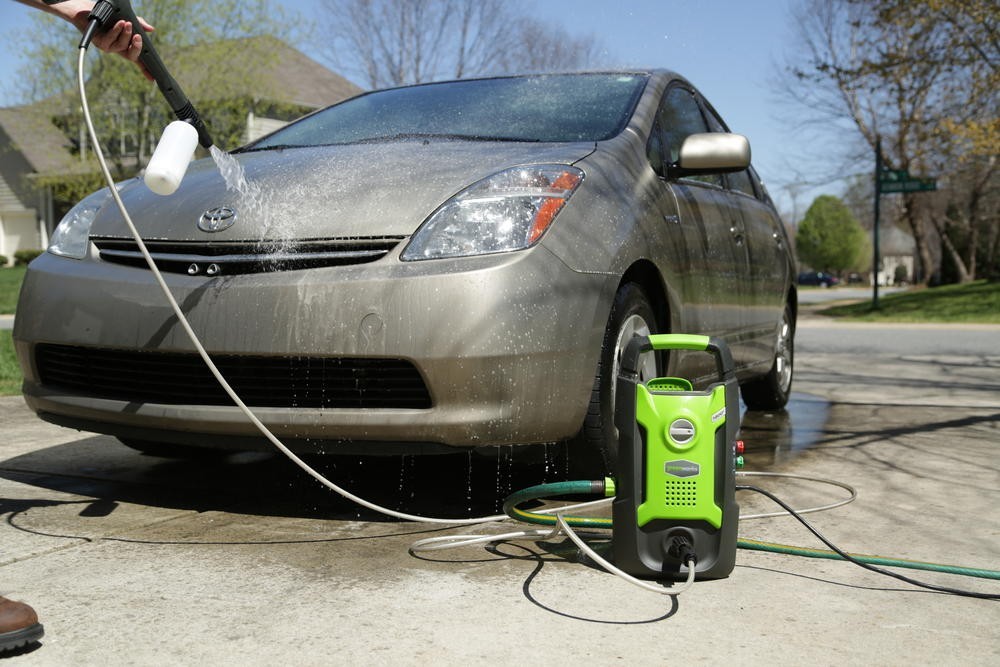 1600 PSI 1.2 GPM 13 Amp Corded Electric Pressure Washer Portable Deck Cleaner