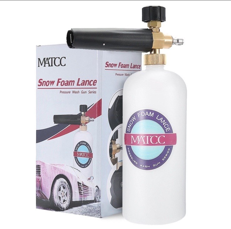 Snow Foam Cannon II with 1/4″ Quick Connector Bottle(0.22gal)