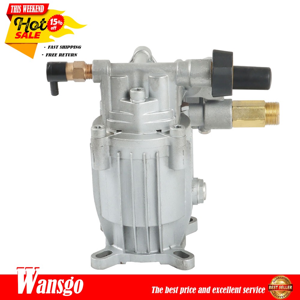 3000 PSI Pressure Washer Pump Horizontal 3/4″ Shaft – MAX 2.5 GPM Oil Sealed