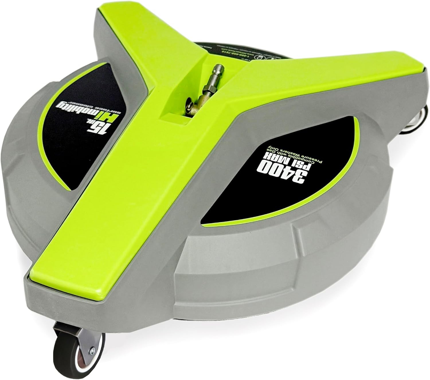 15″ Pressure Washer Surface Cleaner W/ Wheels 3400 PSI Max Surface Cleaner Power