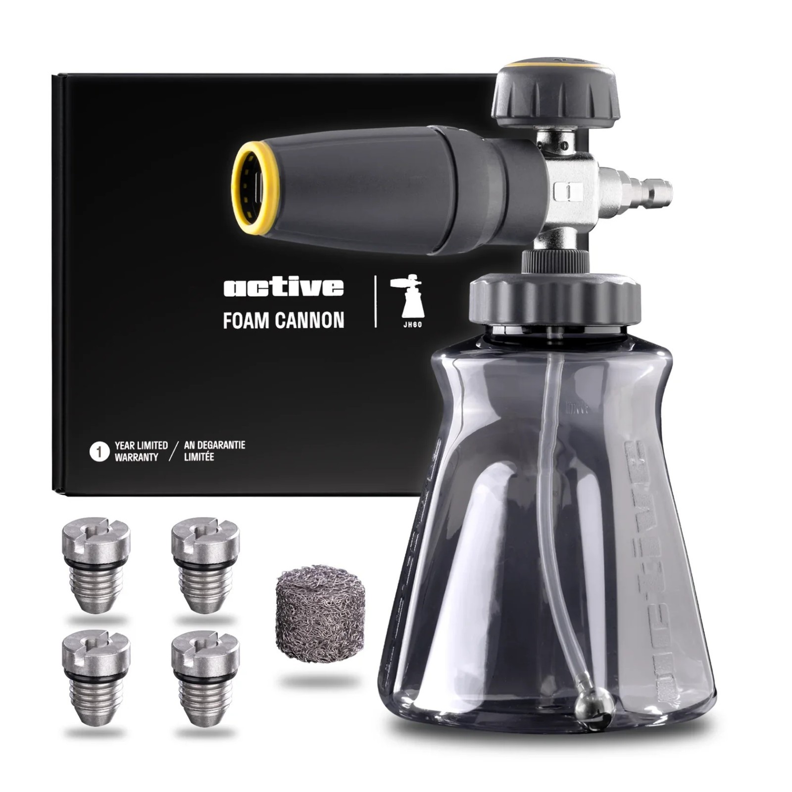 Active Premium Pressure Washer Foam Cannon 1000ml (Model JH60)