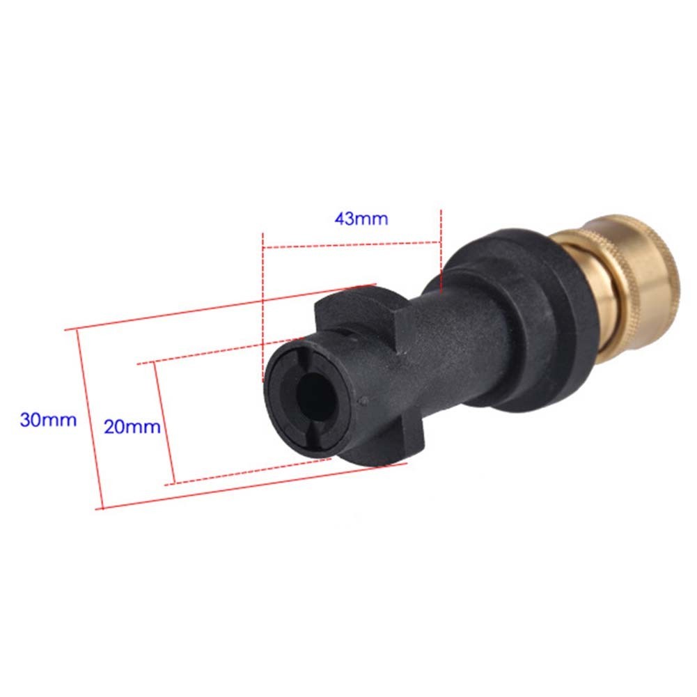 For Karcher 1/4 inch Quick Connect Pressure Washer Adapter K2 through Models