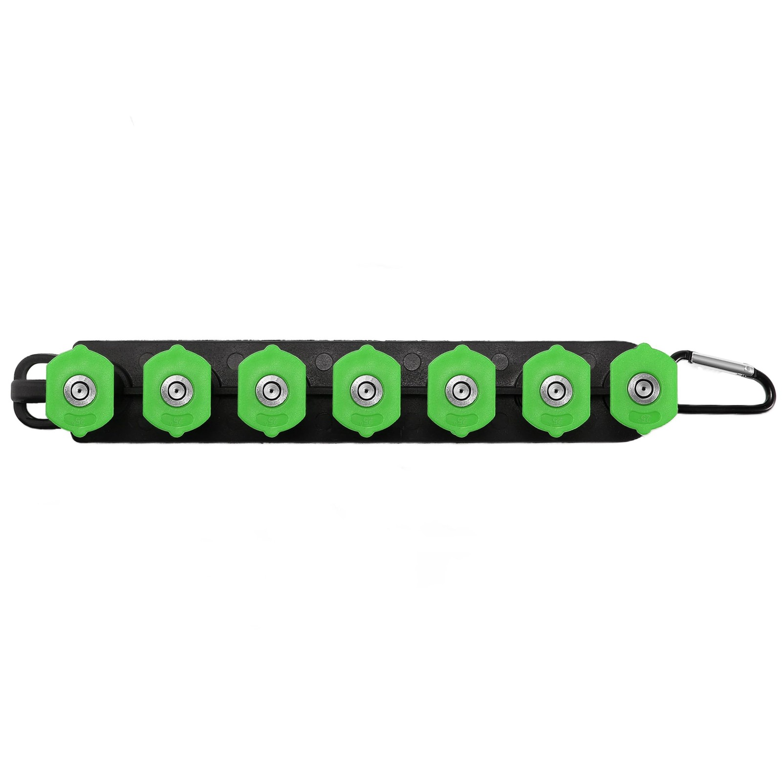 Pressure Washer Nozzle Tips 7 Pack Green 25 Degree 1/4 Inch Quick Connect 4000 P