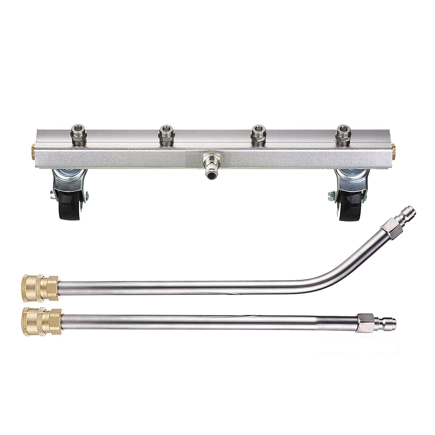 Pressure Washer Undercarriage Cleaner, under Car Wash with 45 Degree Angled Wand