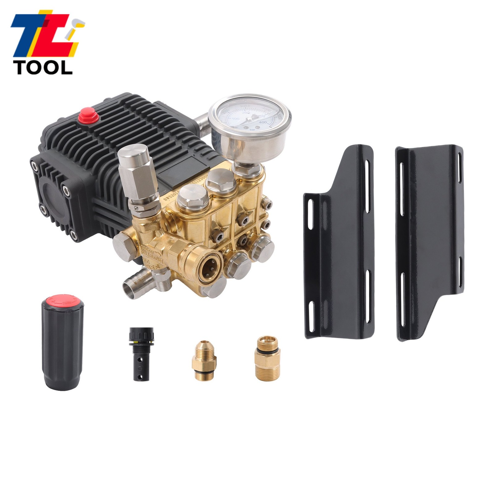 General Right Shaft 3500 PSI Pressure Washer Pump 4.5 HP Belt Drive 5.6 gpm