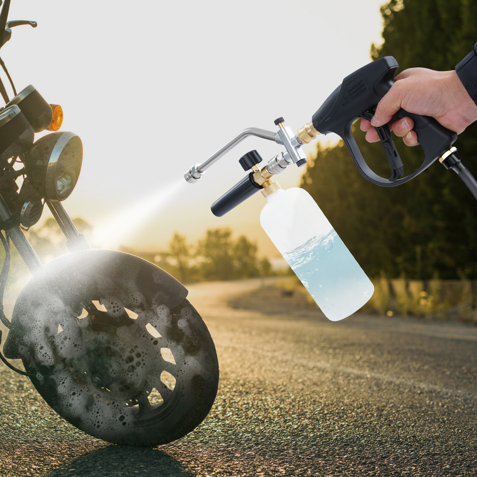 Pressure Washer Gun With 5 Replaceable Nozzles Two-in-one Pressure washer Kit