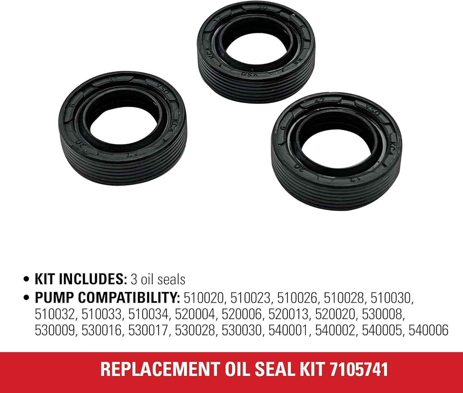 Simpson Cleaning 7105741 Replacement Oil Seal Kit for Pressure Washer Pumps