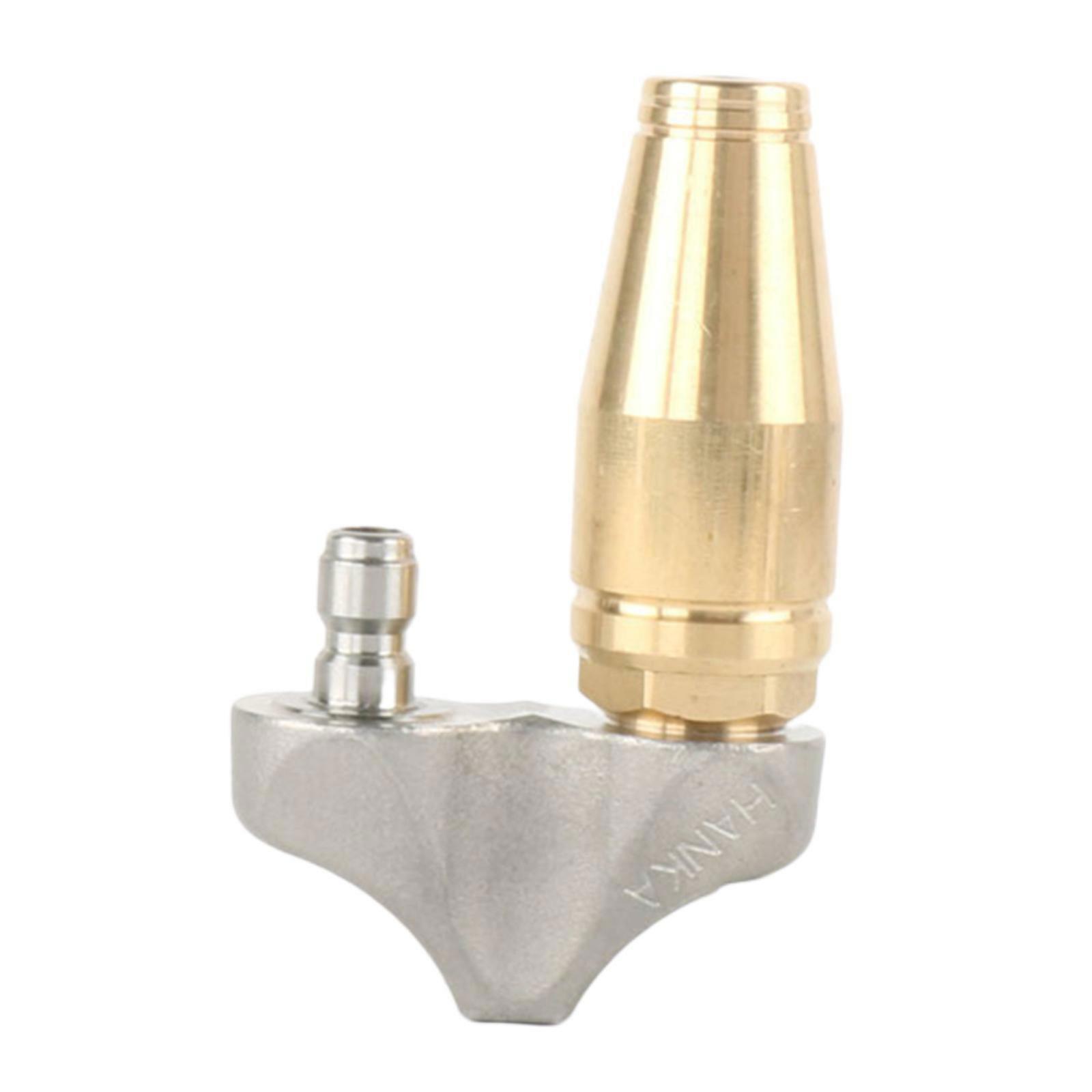1/4″ 3/8″ 1pc Reverse Turbine Sewer Jet Nozzle For Pressure Washer Cleaning