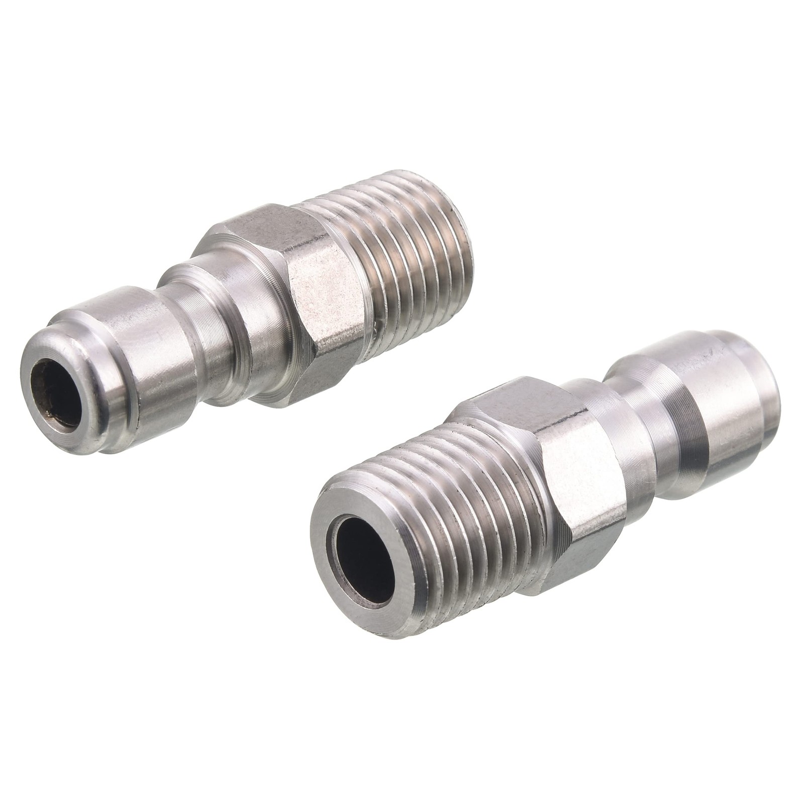 Pressure Washer Couplers, 1/4 Quick Connect Plug, NPT Fitting, 5000 PSI, 2 Pack