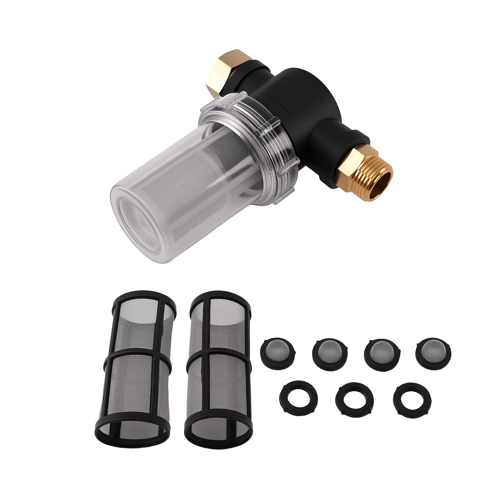 Garden Hose Water Filter For Pressure Washer Inlet Filter Sediment 100 Mesh