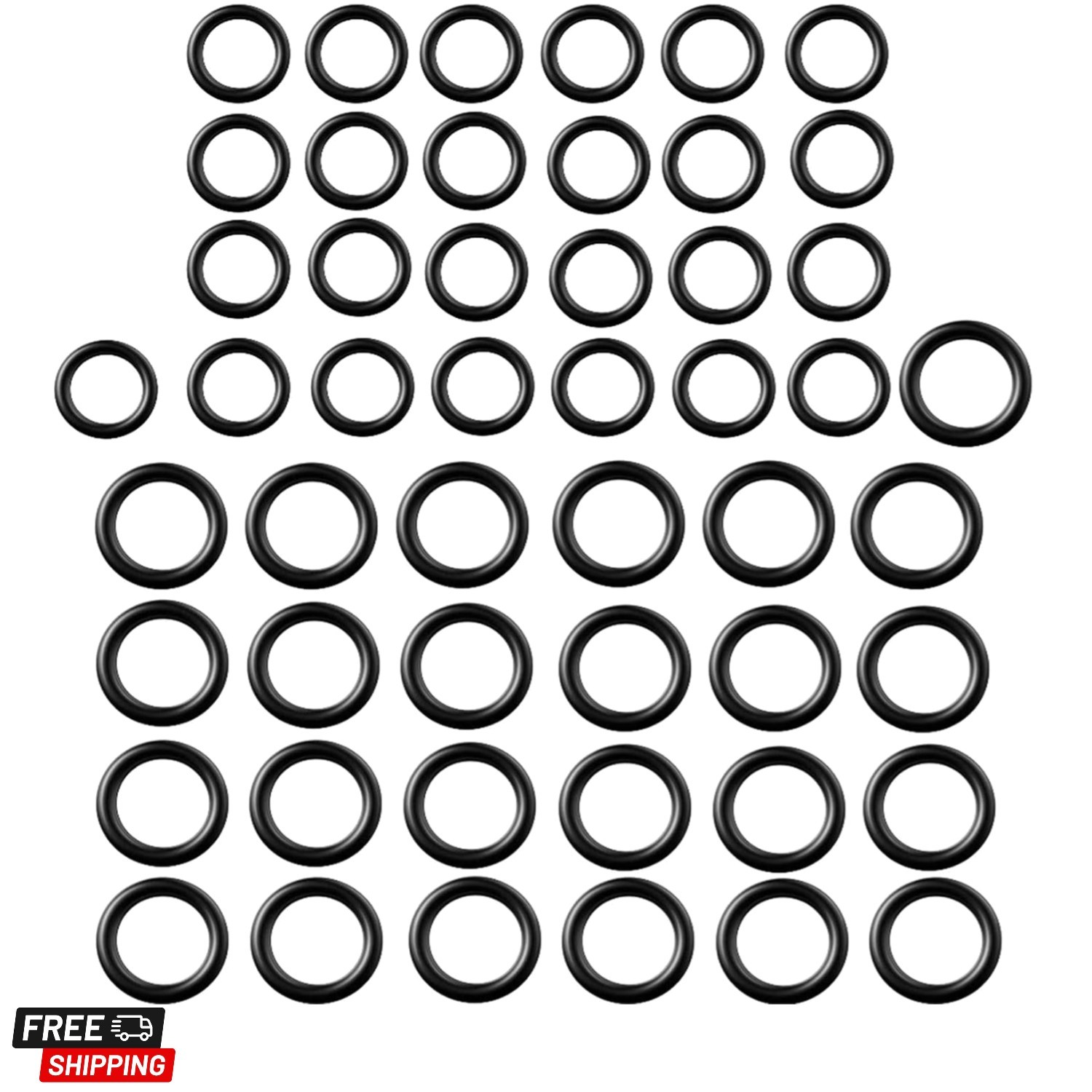 50 Pieces Power Pressure Washer O-Rings Replacement for 1/4 inch, 3/8 inch, M…