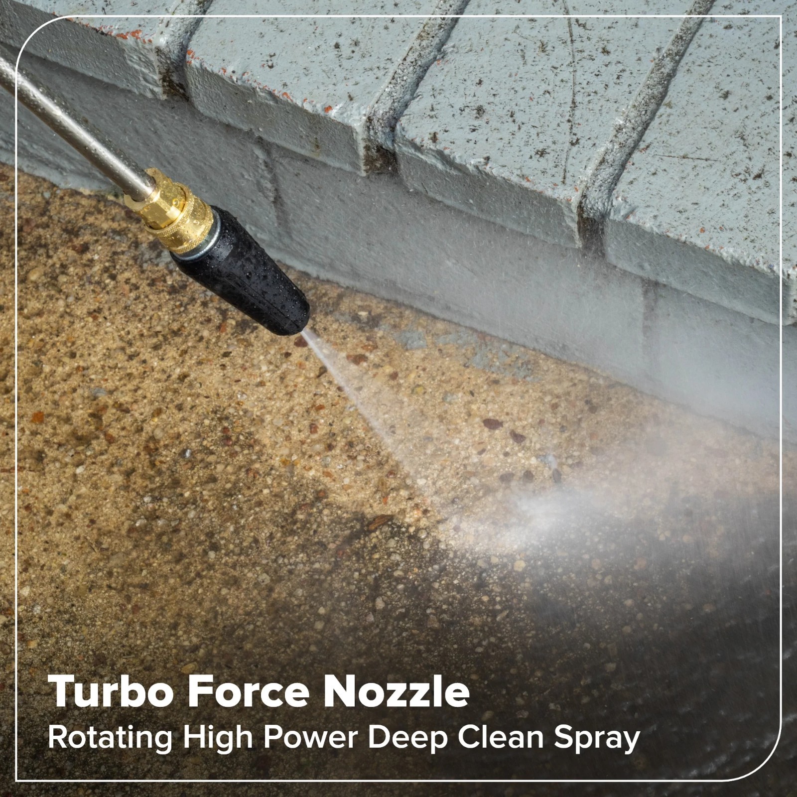 Greenworks 2400PSI Brushless 1.2GPM Four-Wheel Electric Pressure Washer