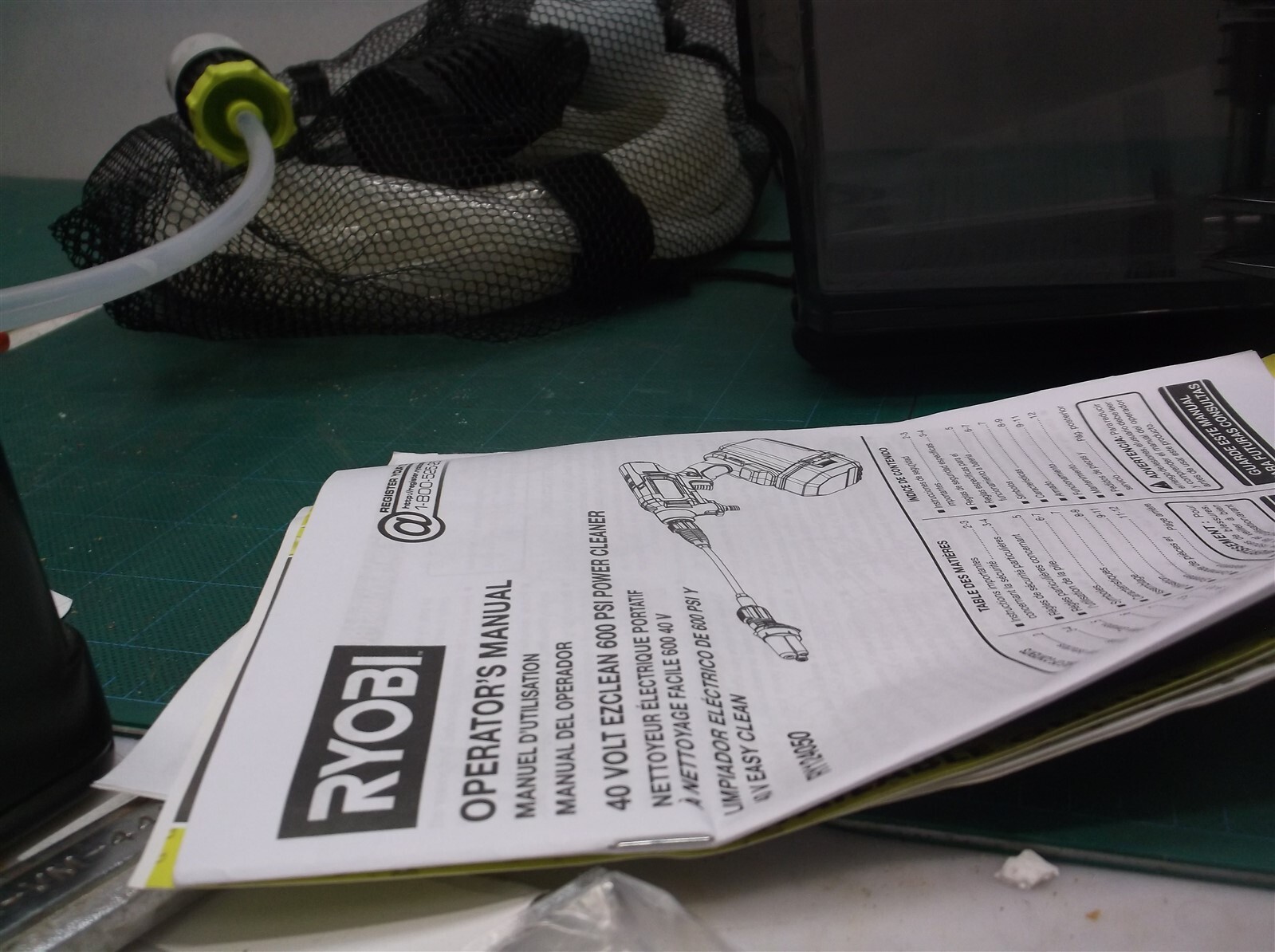 Ryobi RY124050VNM Brushless 4OV EZClean Power Cleaner tool only lt21376D020237