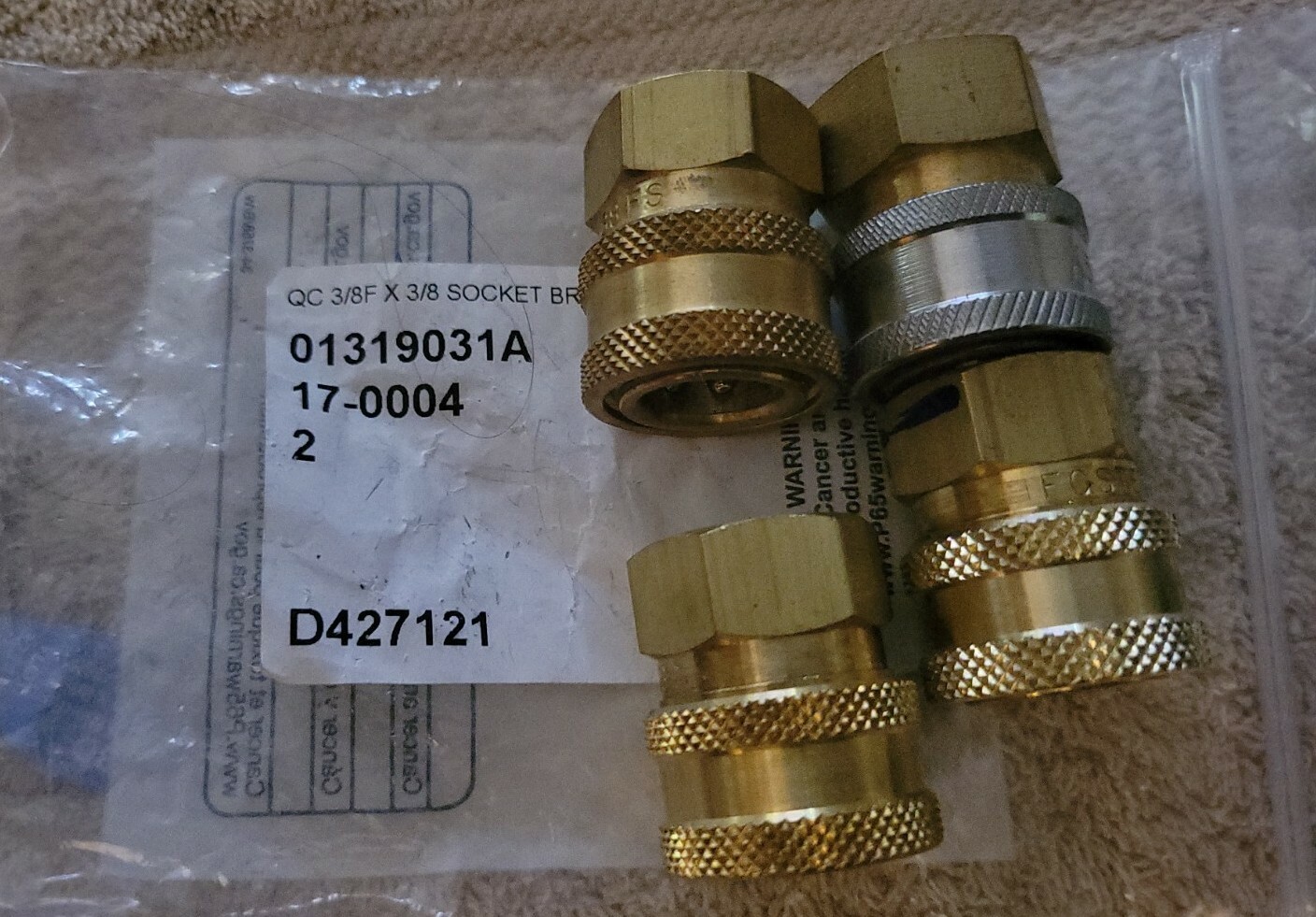 Pressure Washer 3/8-Inch Female Quick Coupler