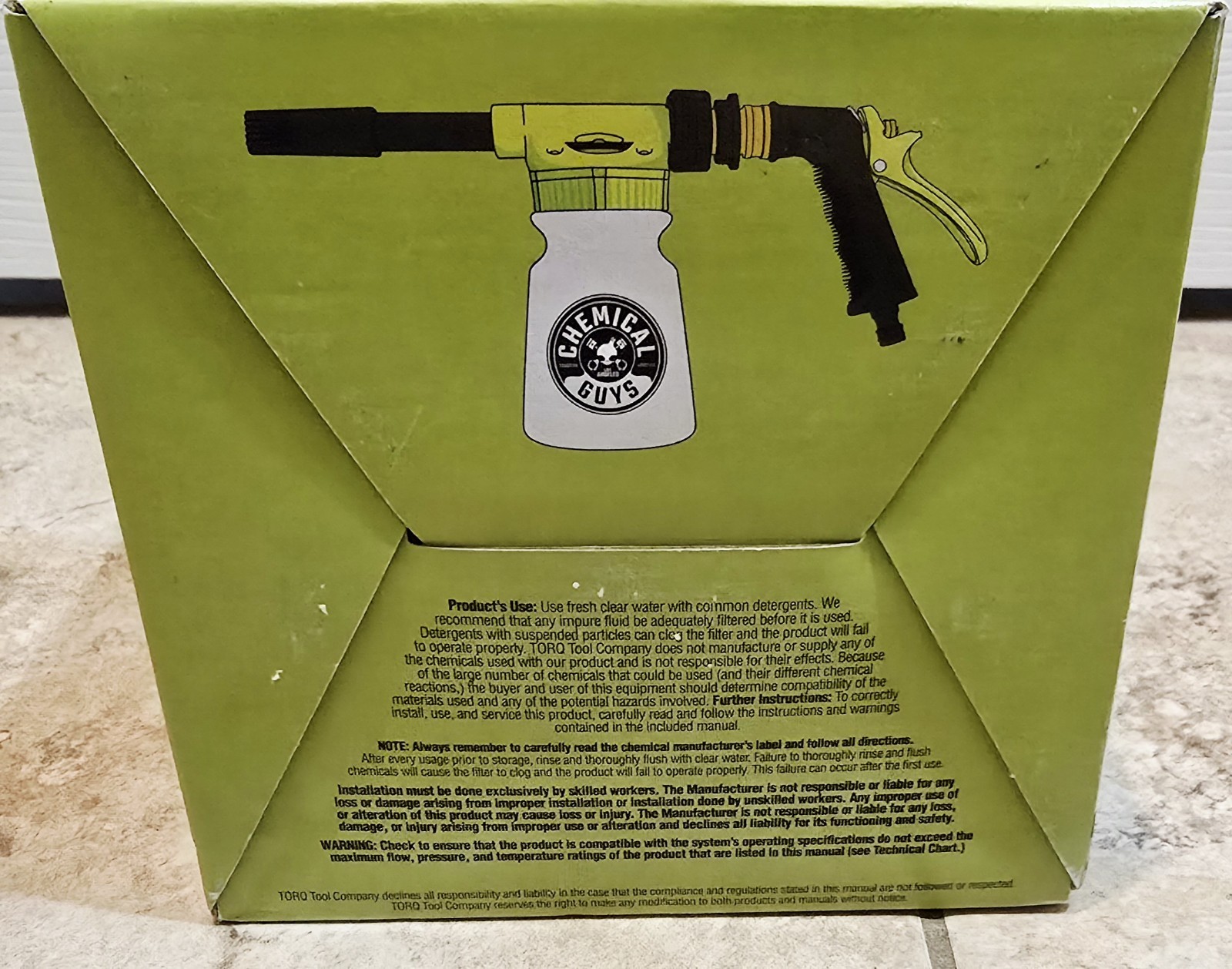 Chemical Guys ACC_326 TORQ Foam Blaster 6 Foam Wash Gun The Ultimate Car Wash