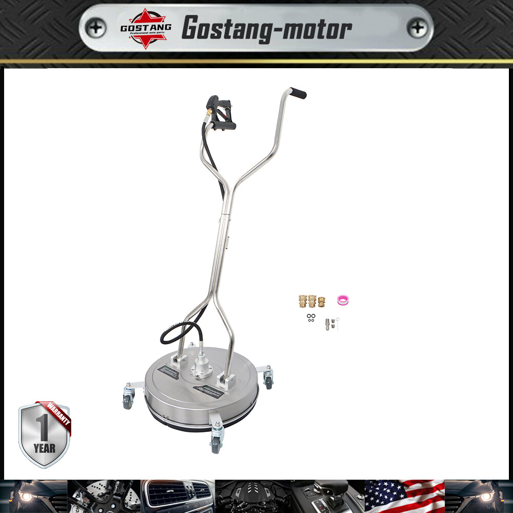 20″ Pressure Washer Surface Cleaner w/ Handles & Wheels Quick Connect