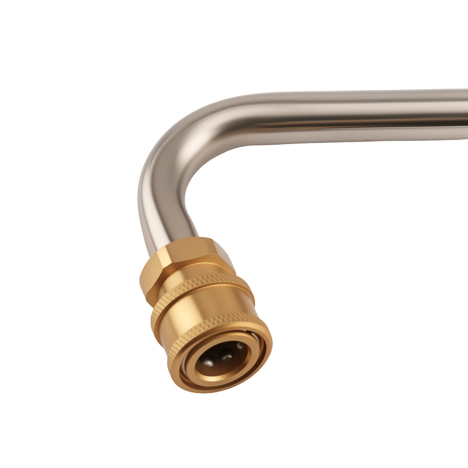 Brass Fitting Pressure Washer Wand 97inch 4000PSI 6 Tips 3 Curved Rod Set