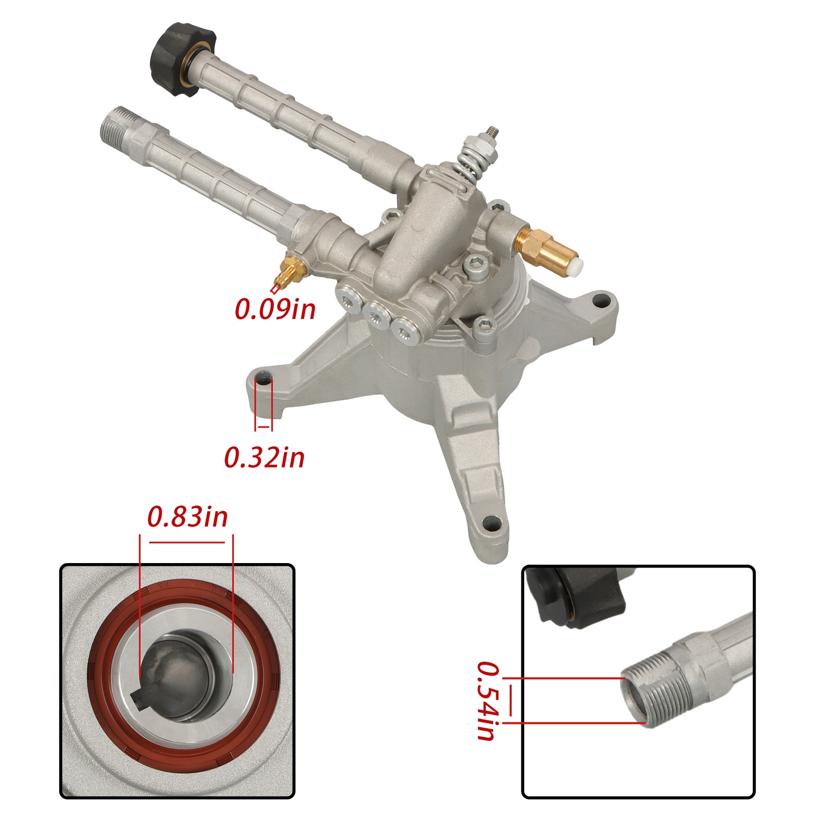 Pressure Washer Pump Head 2800 Psi Fits For SRMW22G26 High Pressure Washer Pump
