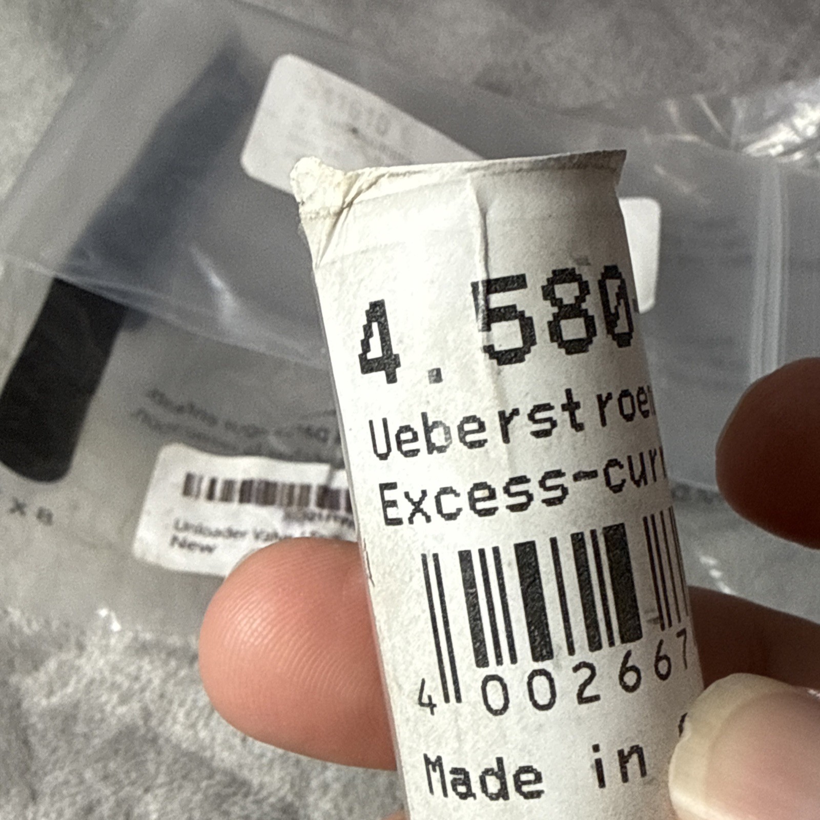 Karcher Unloader Valve -4. 580-318.0 Unloader Assembly 941610 Parts 3pc NEW READ