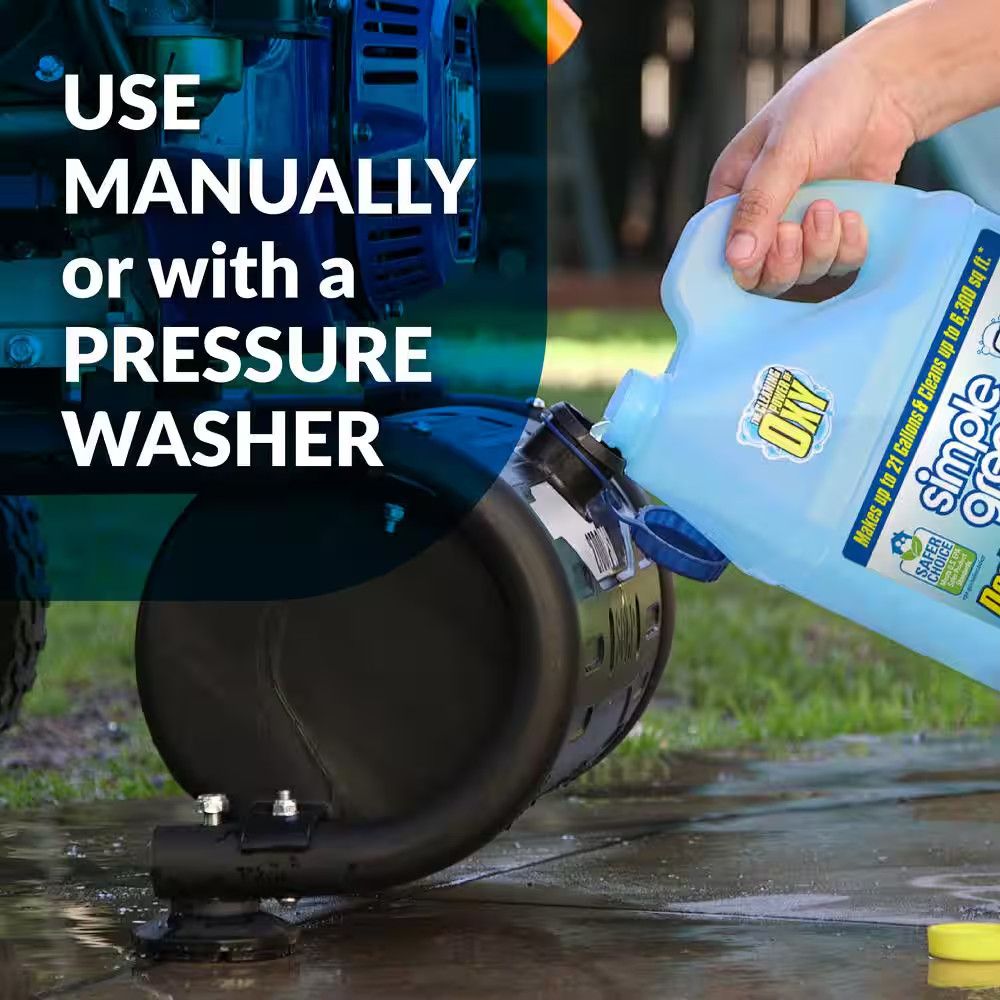 1 Gal. Oxy Solve Deck and Fence Pressure Washer Concentrate Outdoor Cleaner