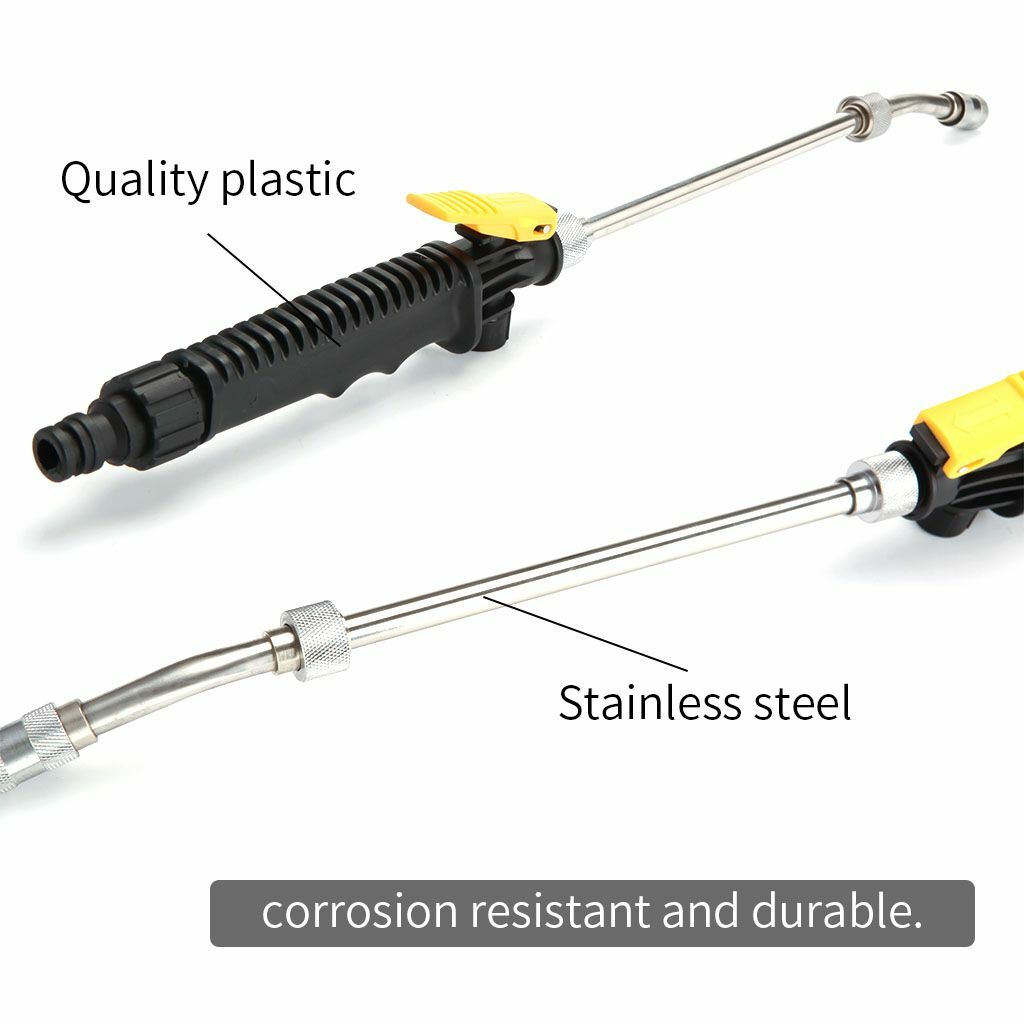 2-In-1 Garden High Pressure Power Washer Nozzle Car Washing Spray Gun Accessory