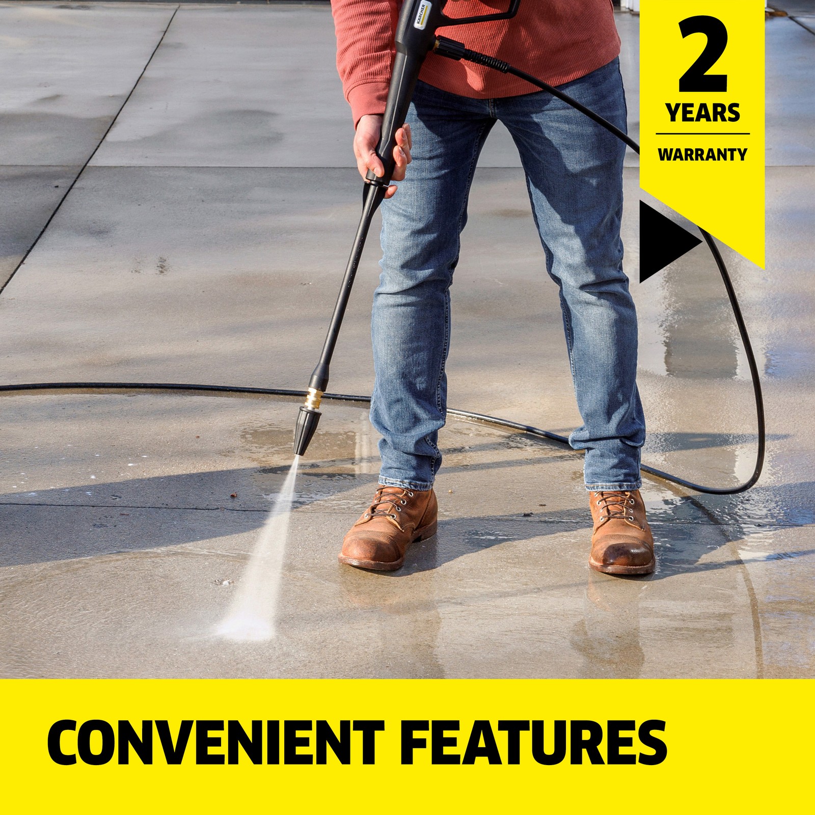 Kärcher K1700 Cube 1700 PSI 1.2 max. GPM Pressure Washer, CETA Certified
