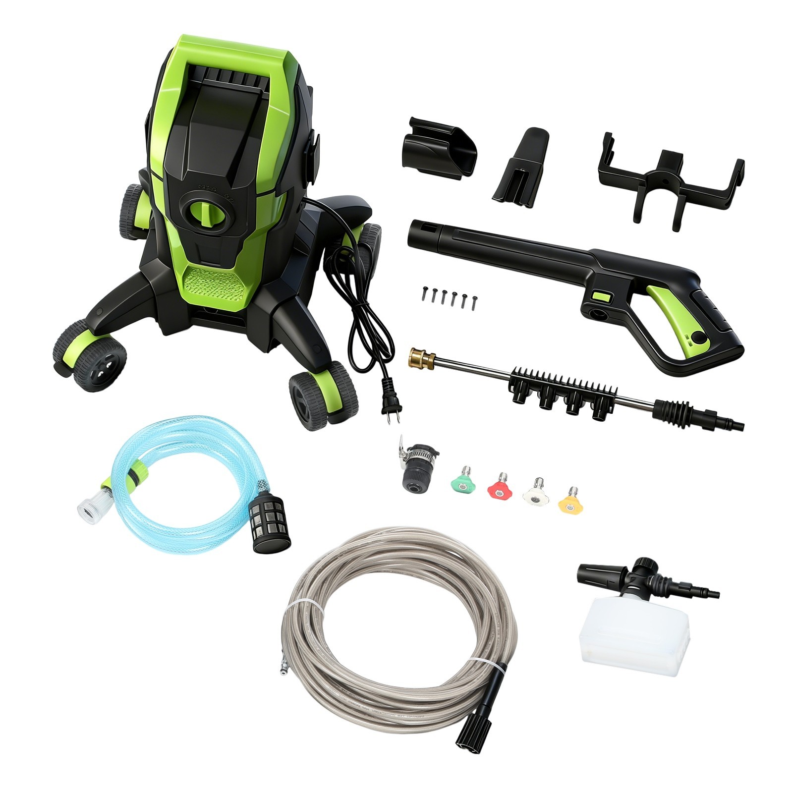 Electric Pressure Washer 2500PSI Max 3.0 GPM Power Washer Cleaning Machine