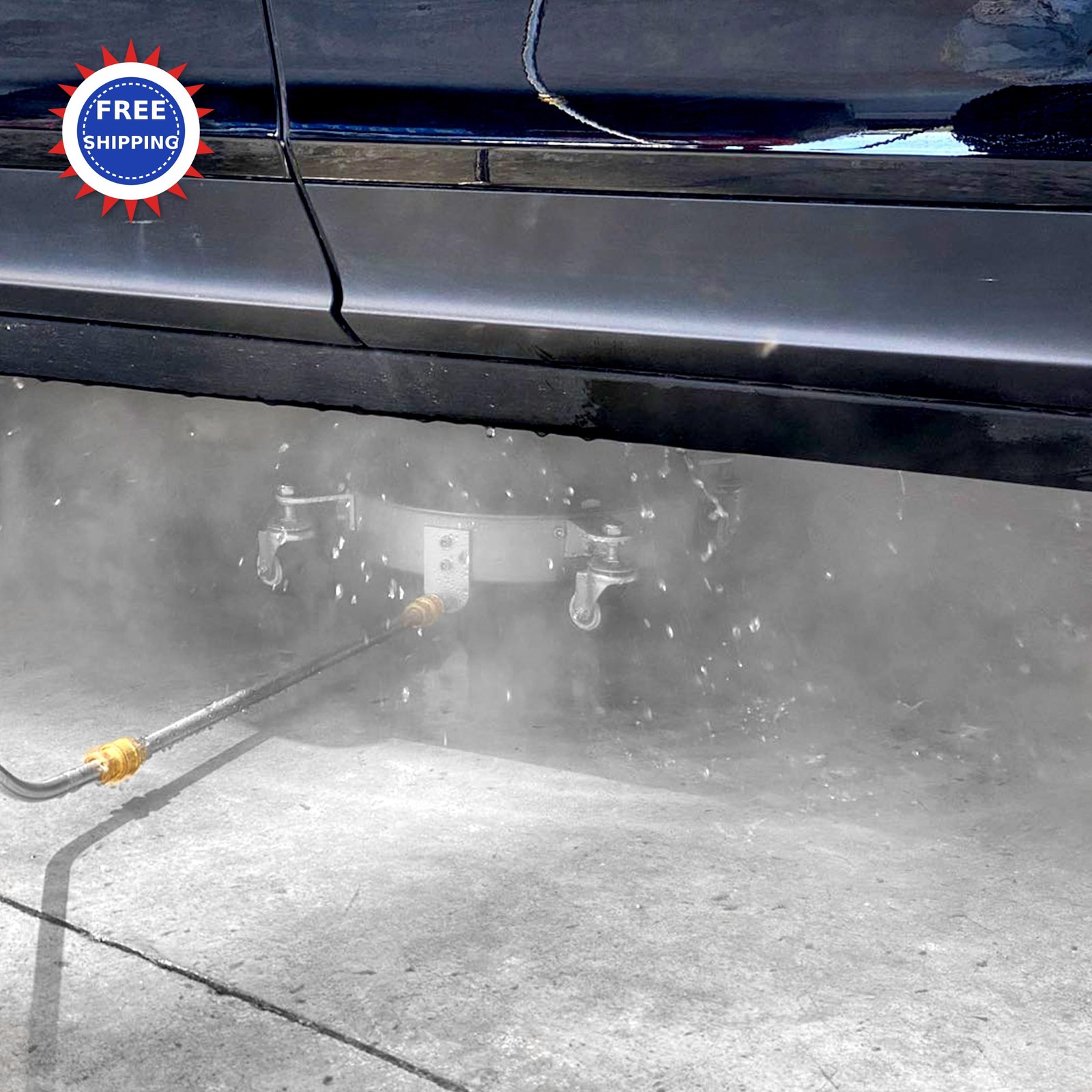 Undercarriage Pressure Washer Attachment 14 Inch JOEJET Cleaner Wheels Power