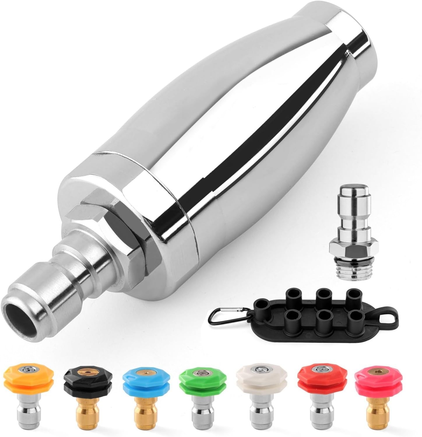 Pressure Washer Tips Turbo Nozzle Pressure Washer 4000 PSI 360°Rotating Power…