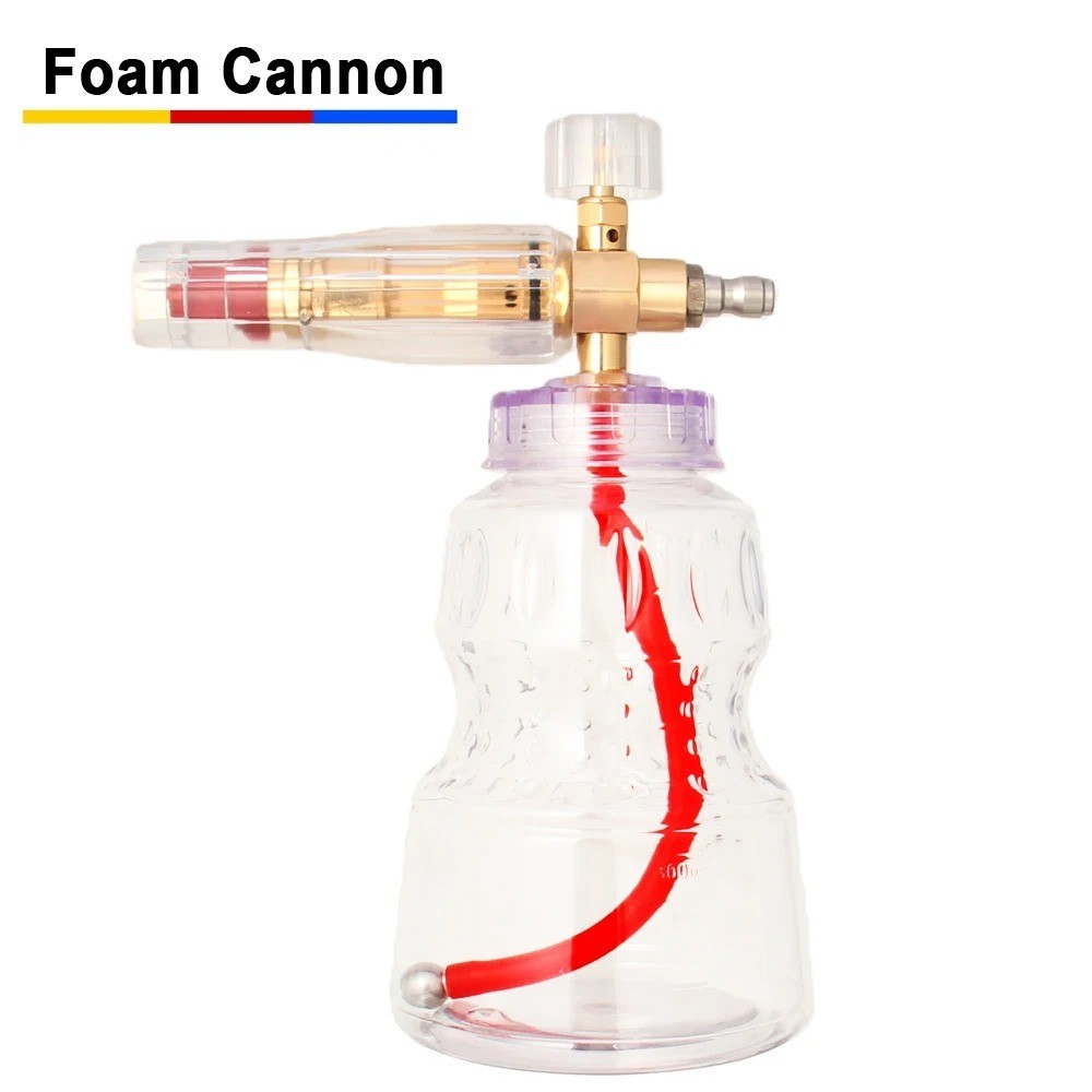 Aluminum Foam Cannon 1/4 Quick Connect Snow Foam Lance Car Washer