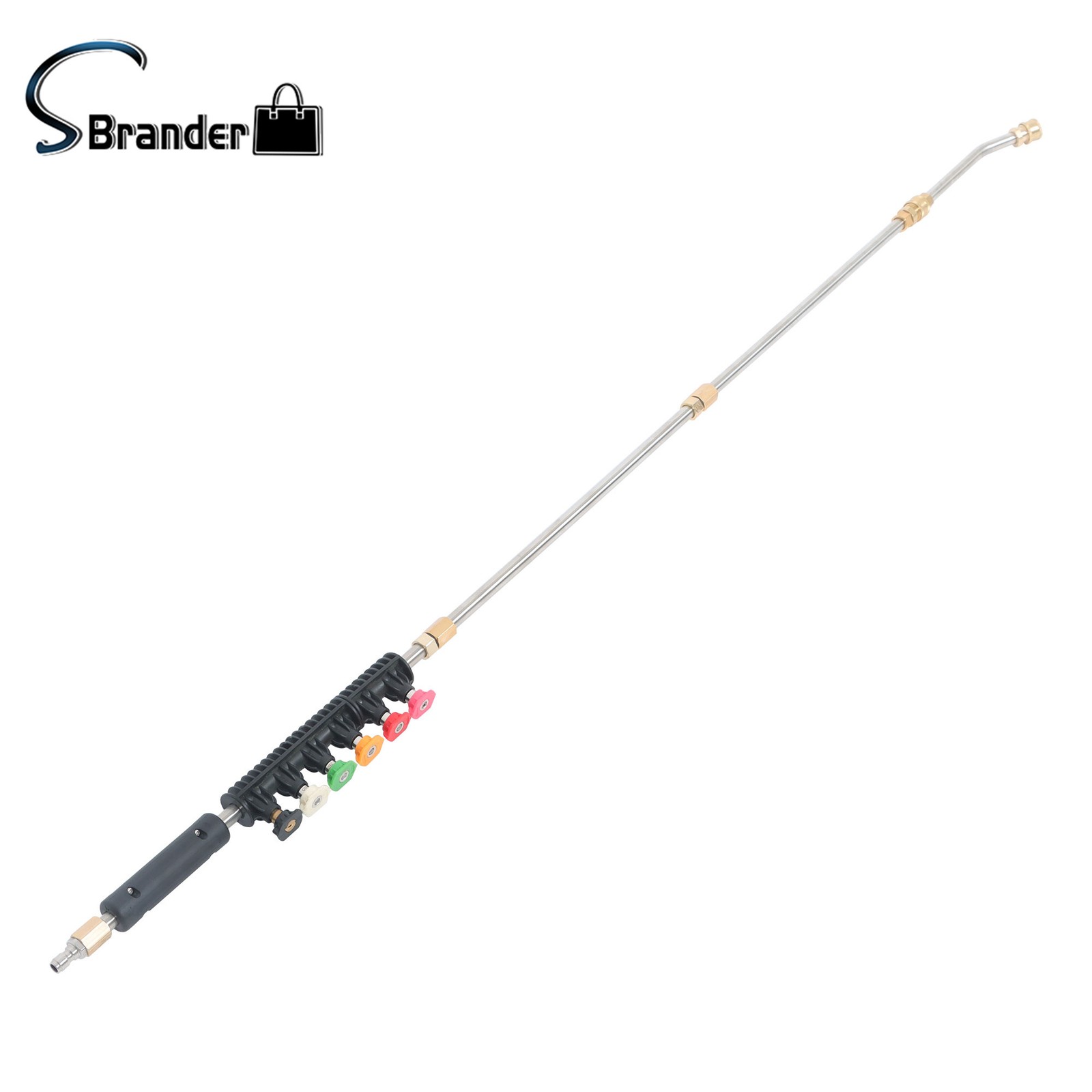 97 Inch Pressure Washer Extension Wand Replaceable Stainless Steel Power Washer