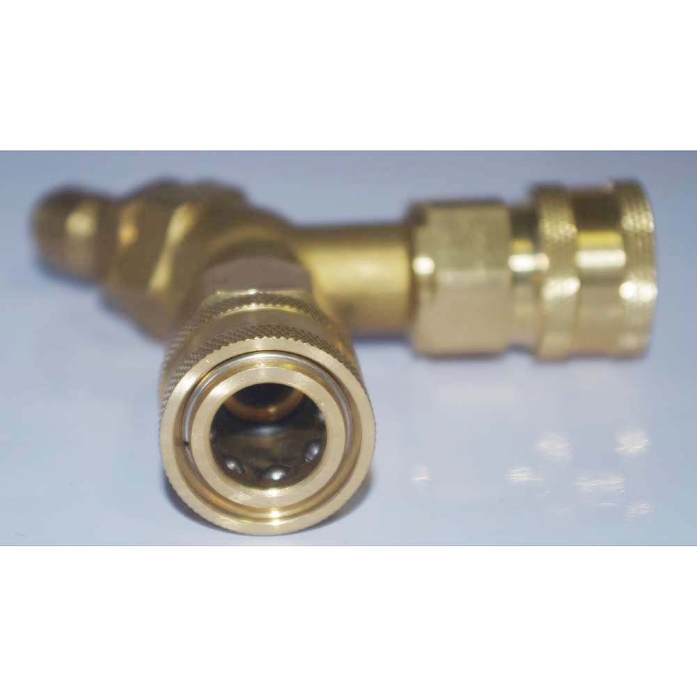 Washer Tee Splitter Brass Dual System For 4.0 GPM Gold Splitter 3/8 Inch