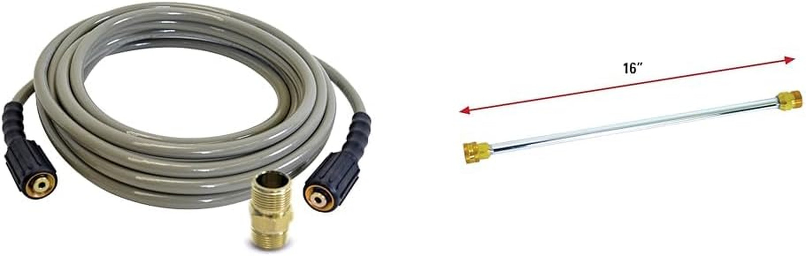 Simpson Cleaning 40224 Morflex Series 3300 PSI 25-Foot Pressure Washer Hose and