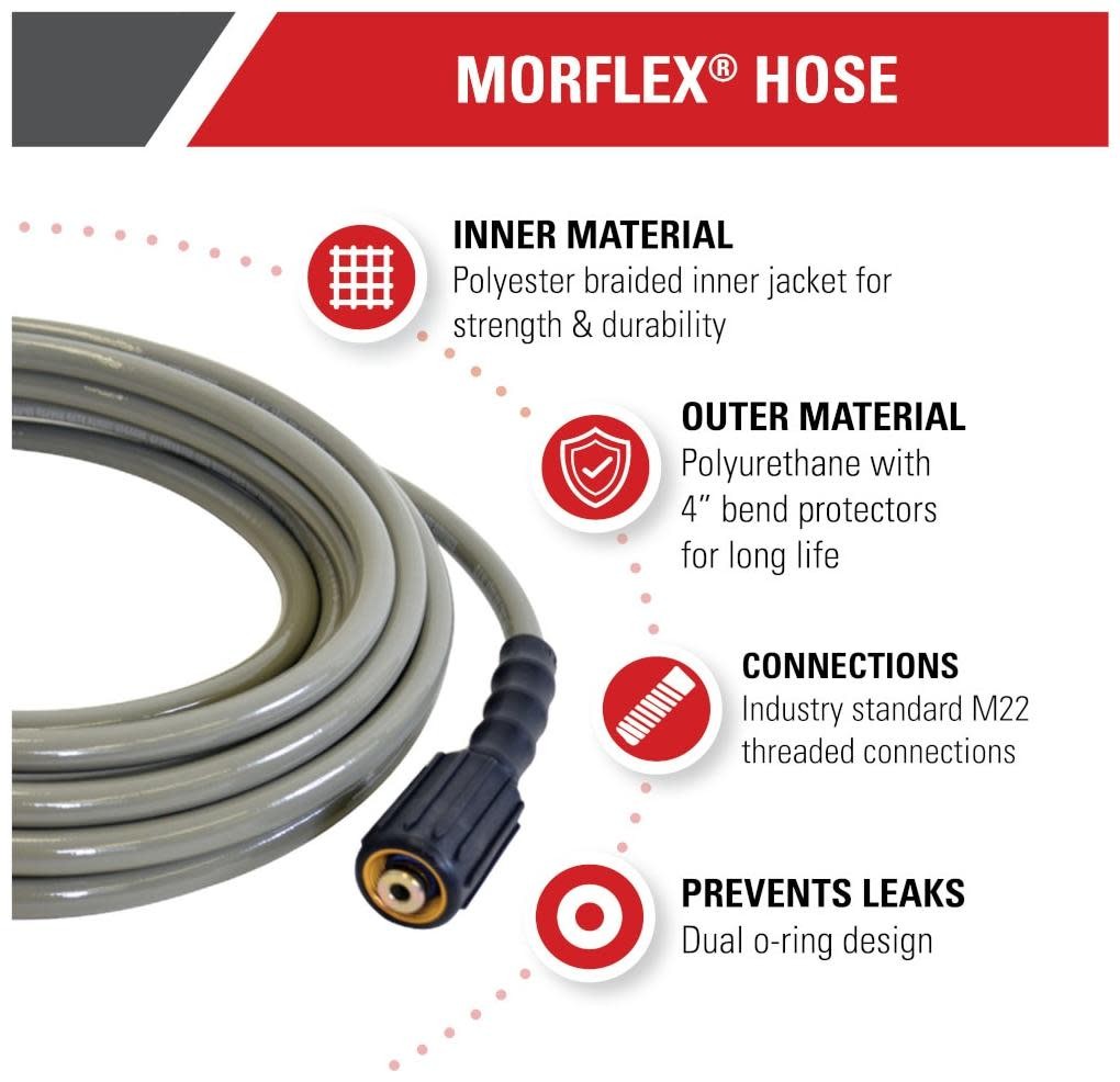 Simpson 41109 Simpson MorFlex 50-Foot (5/16″) 3700 PSI High
