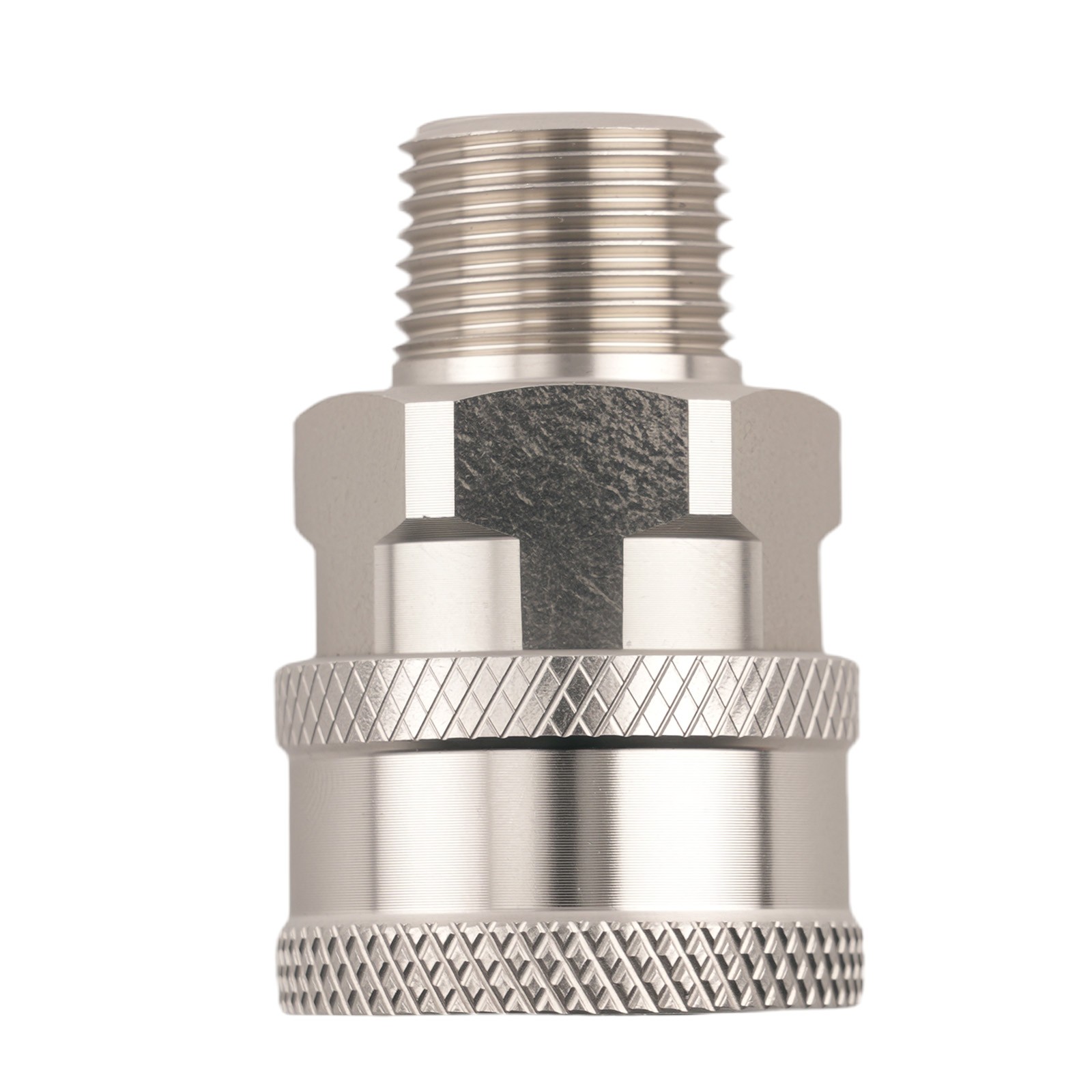 Pressure Washer Coupler 3/8″ NPT Quick Socket Plug Stainless Steel Kit 4 Pc
