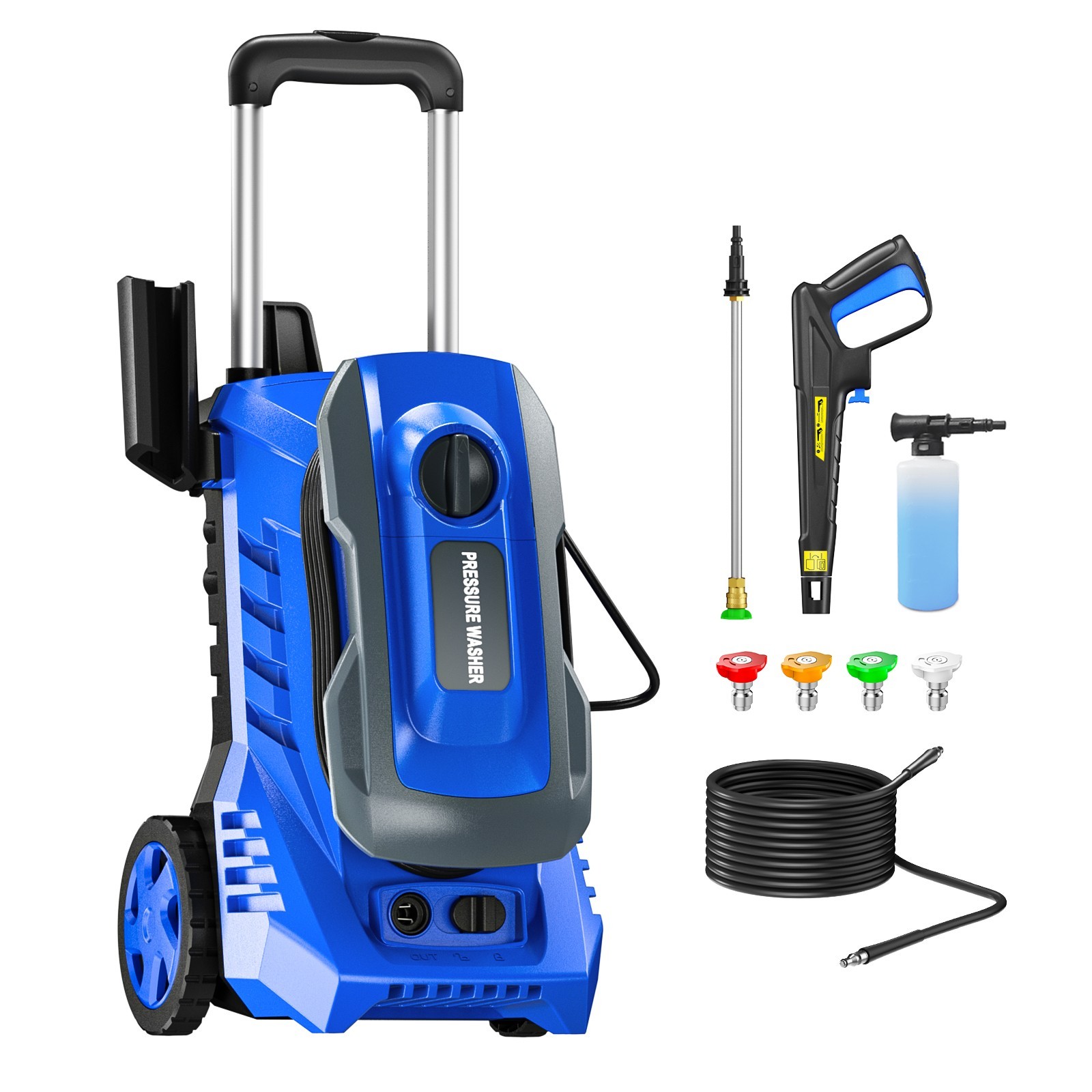 Pressure Washer 5000PSI 2.8GPM Wash Machine Electric Powered for Car Washing