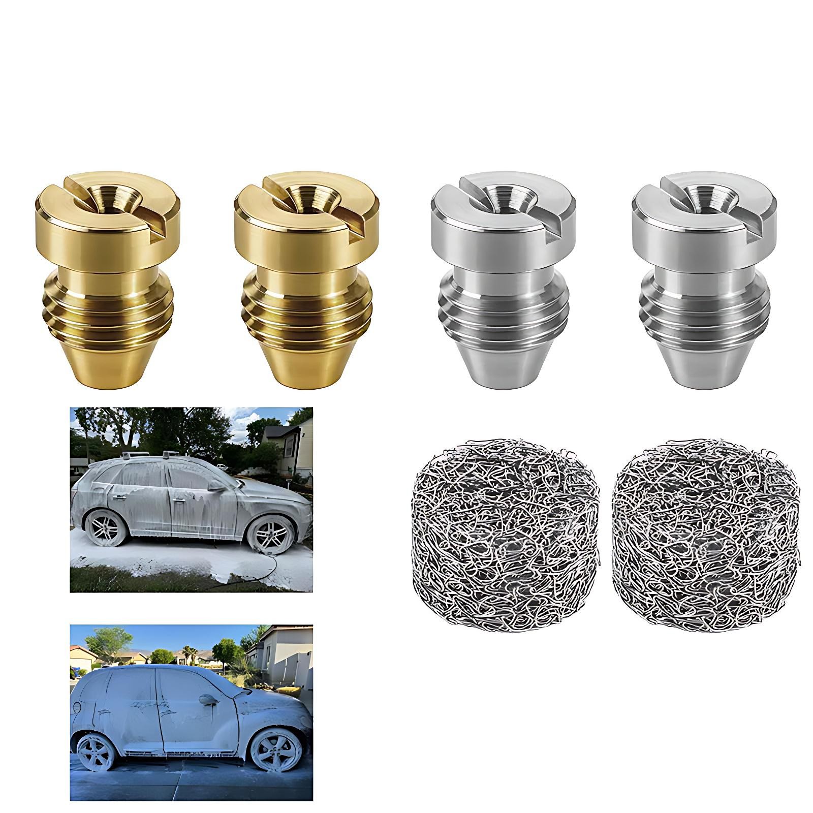 0.8 /0.9 /1~1.4mm Foam Cannon Orifice Nozzle & Foam Maker Universal Thread Tips