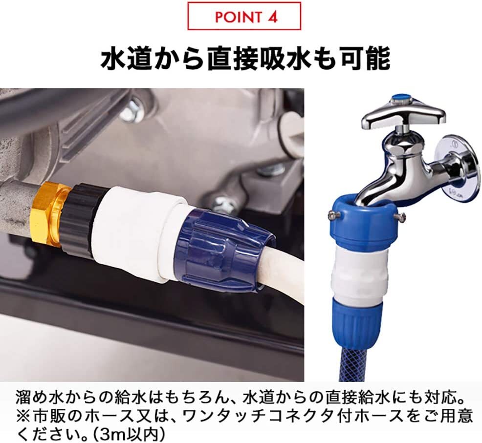 HAIGE Pressure Washer HG-DGPW2109 21.4MPa 212cc 4-Stroke Engine Type 2.5H Use
